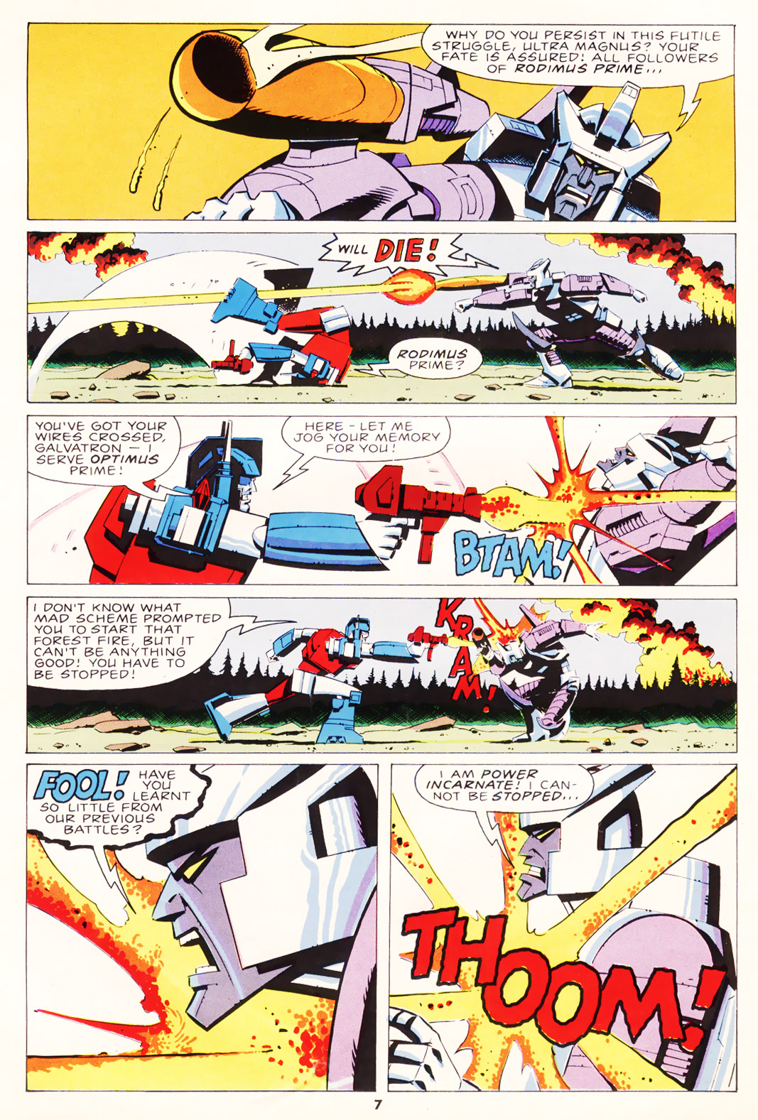 Read online The Transformers (UK) comic -  Issue #116 - 7