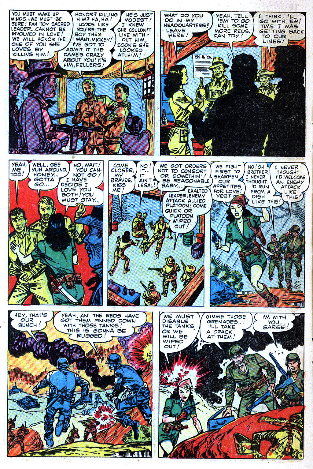 Read online War Comics comic -  Issue #7 - 14