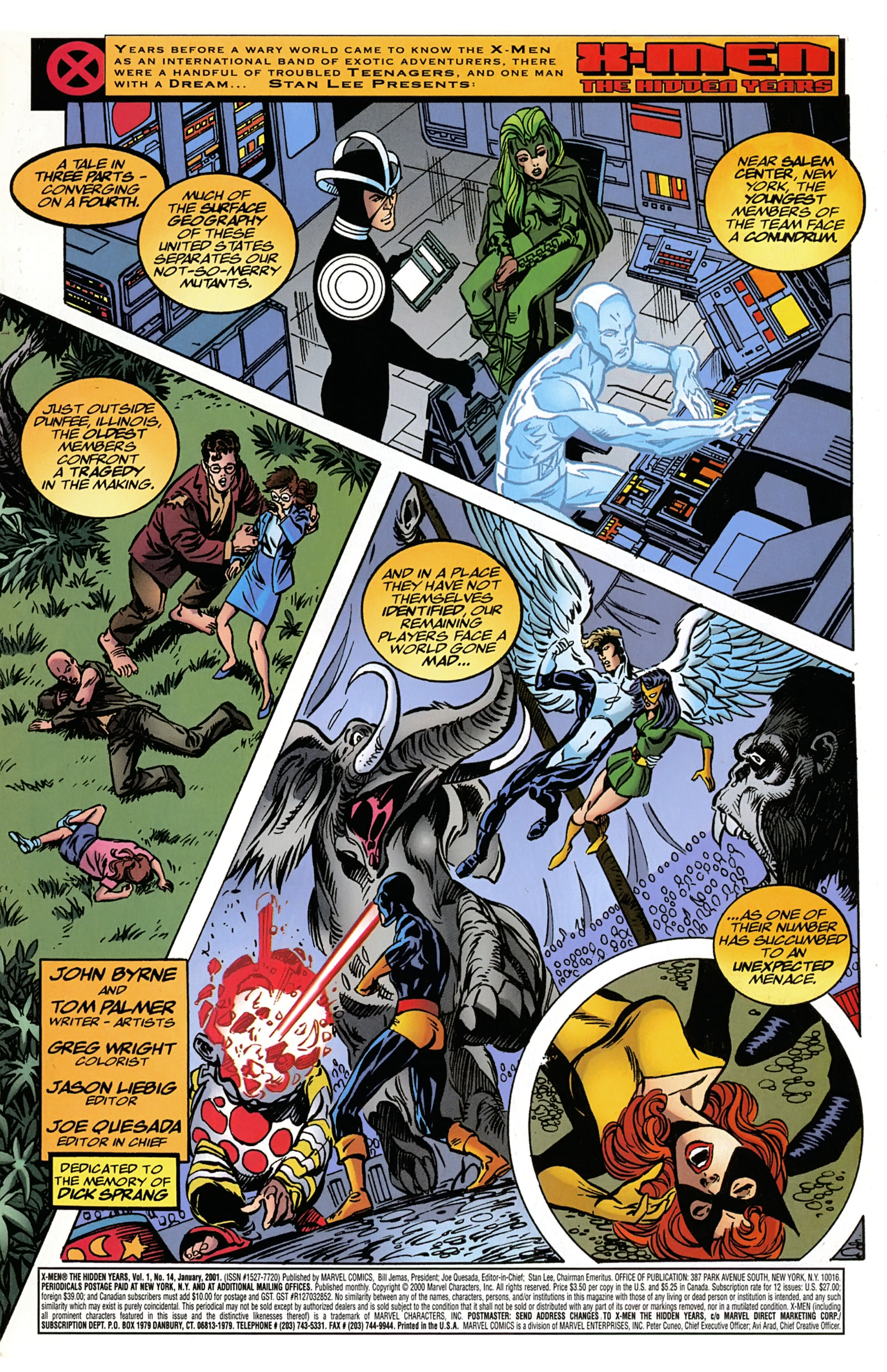 Read online X-Men: Hidden Years comic -  Issue #14 - 2