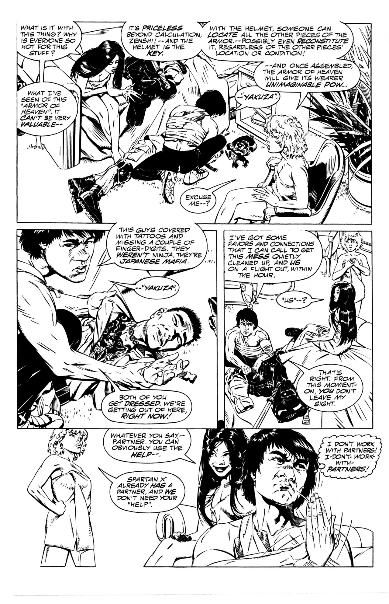 Read online Jackie Chan's Spartan X: Hell Bent Hero For Hire comic -  Issue #4 - 24