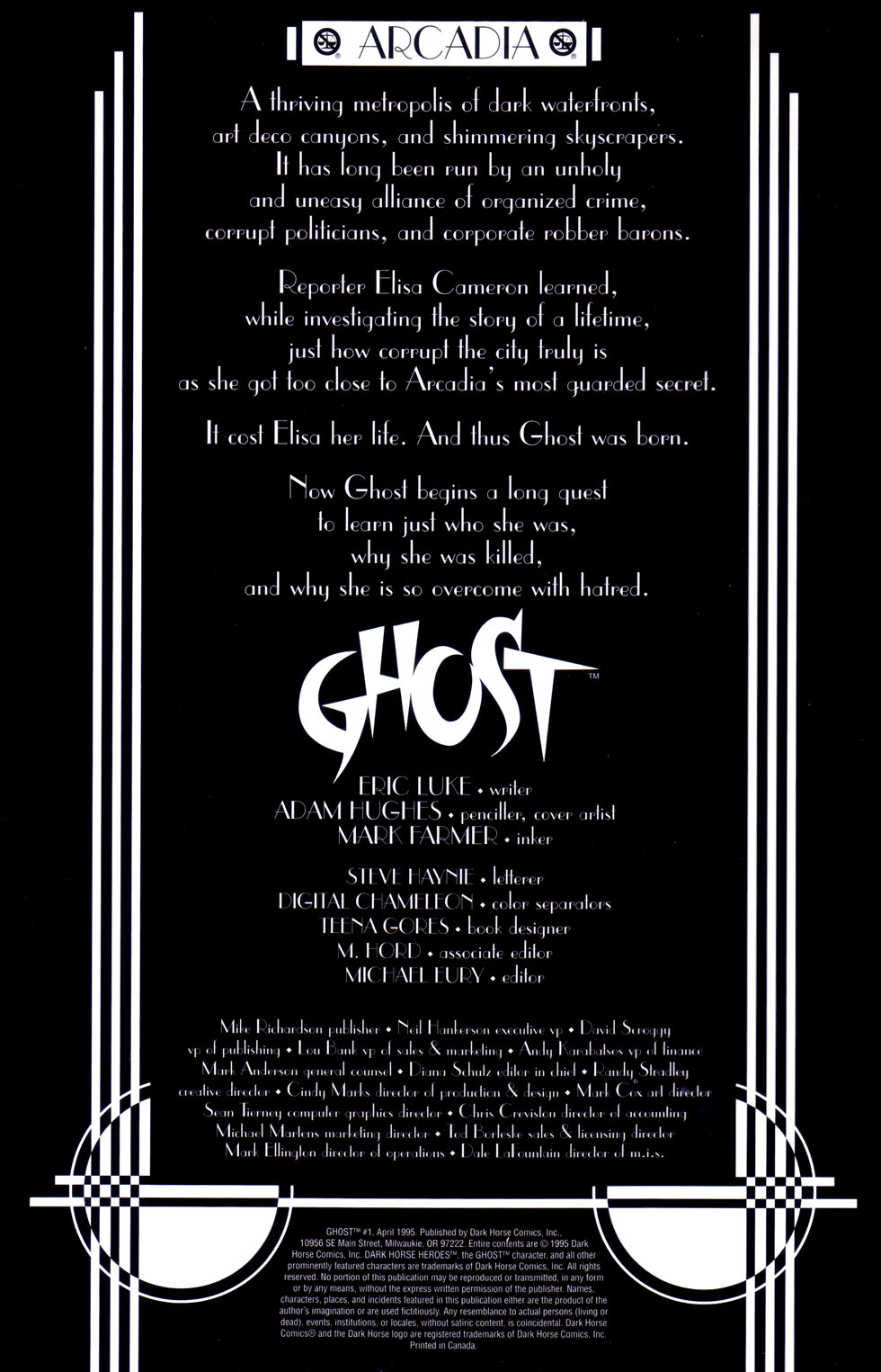 Read online Ghost (1995) comic -  Issue #1 - 2