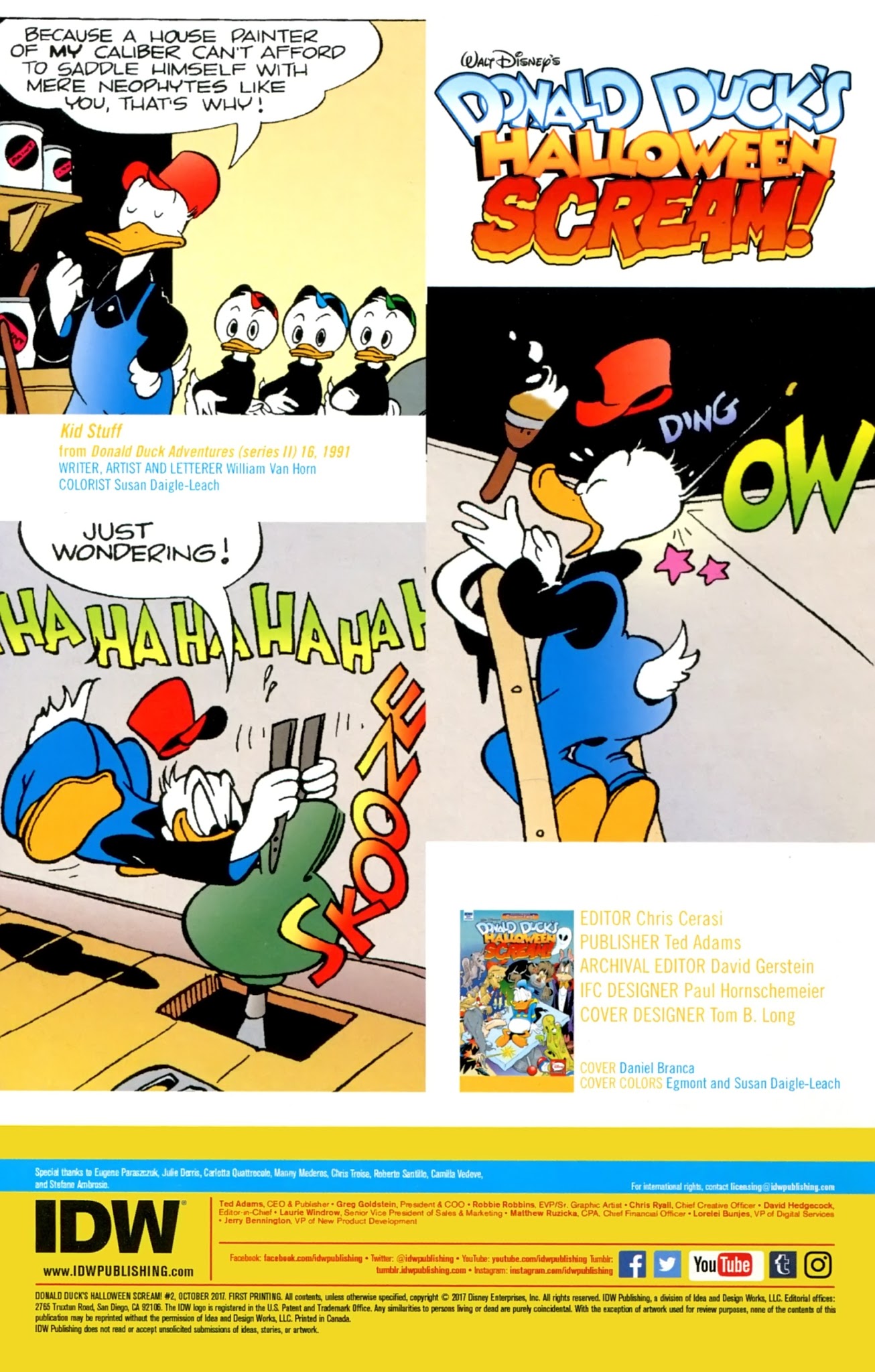 Read online Donald Duck's Halloween Scream! comic -  Issue #2 - 2