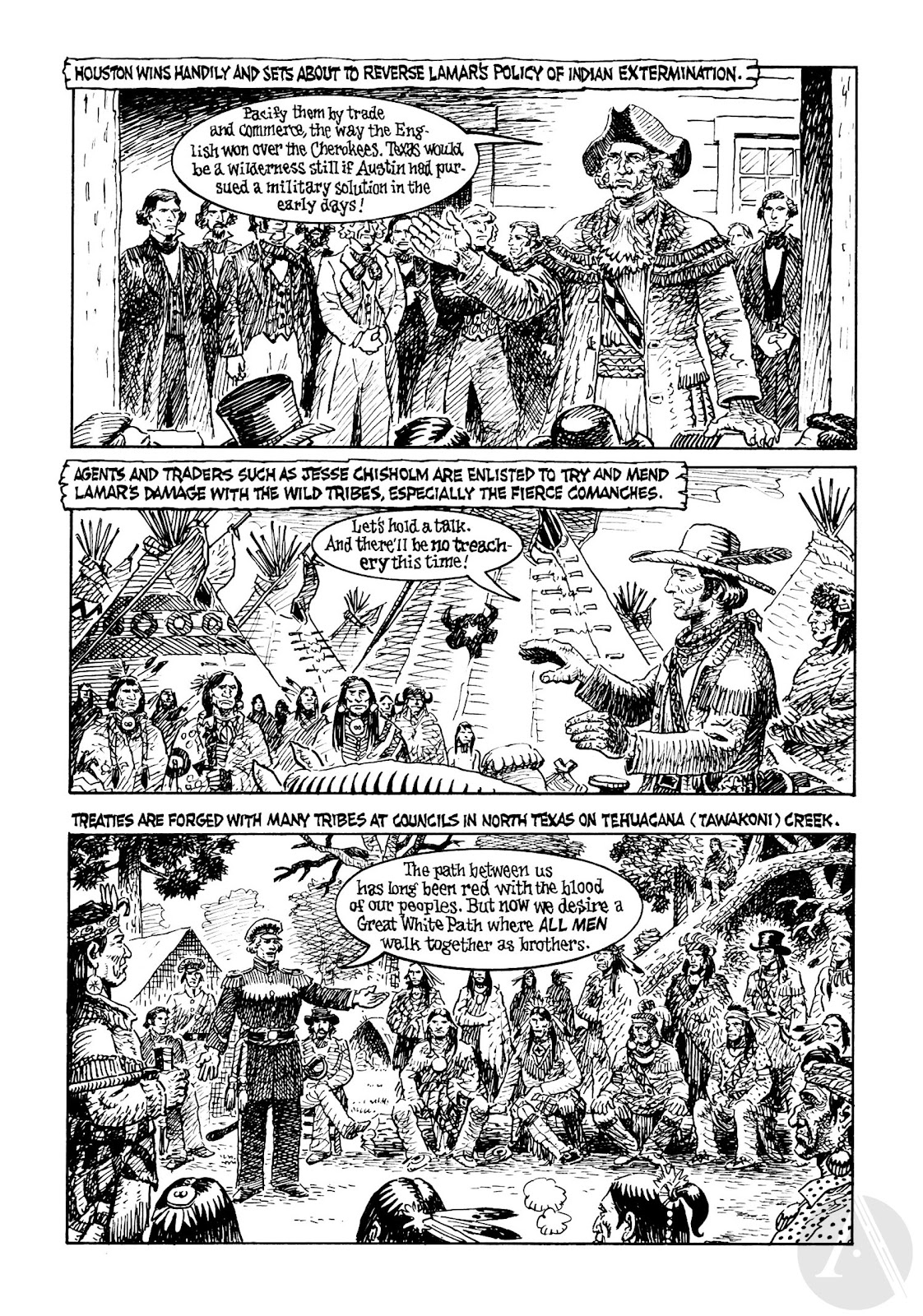 Indian Lover: Sam Houston & the Cherokees issue TPB - Page 95