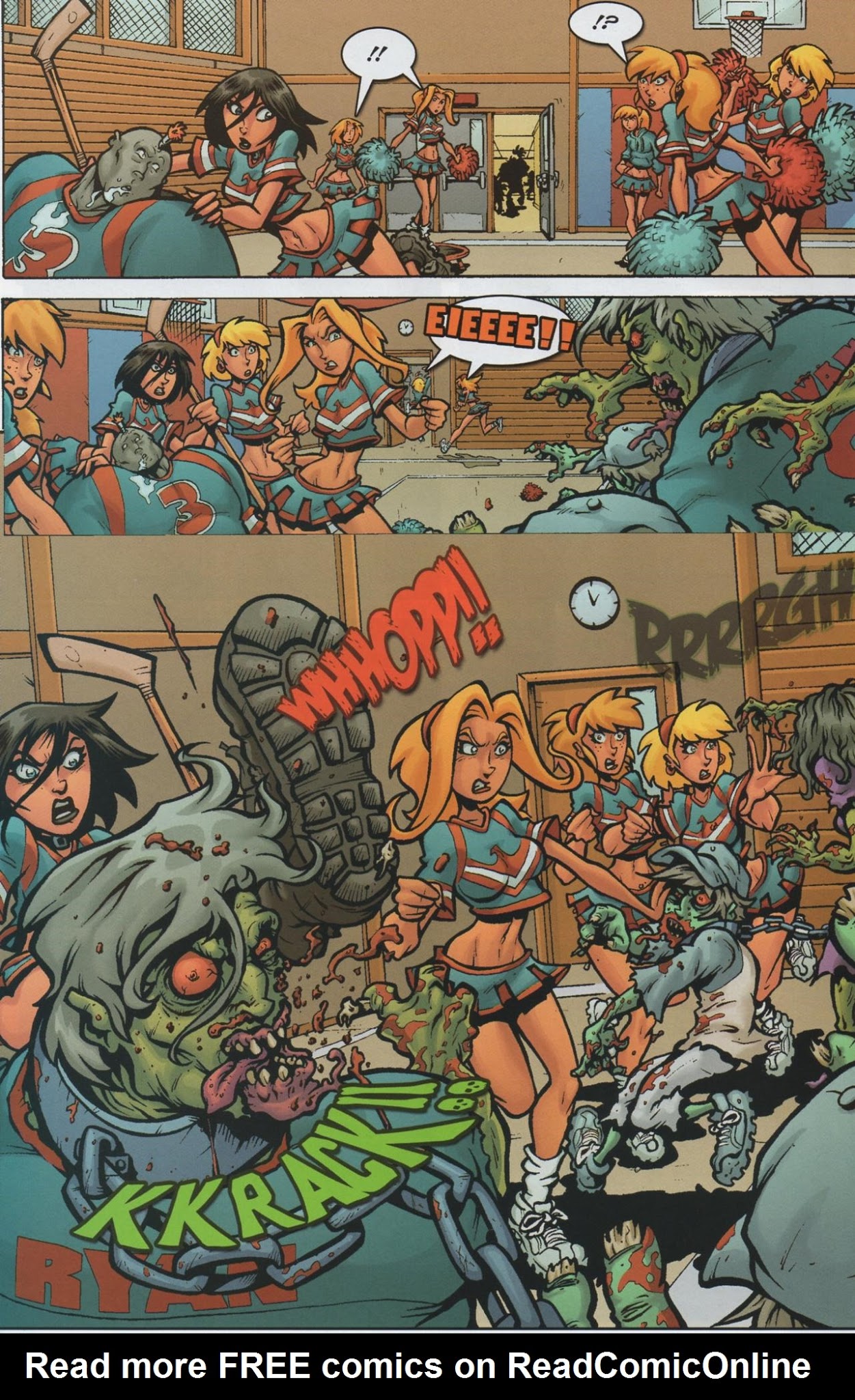 Read online Hack/Slash Meets Zombies vs. Cheerleaders comic -  Issue # Full - 30