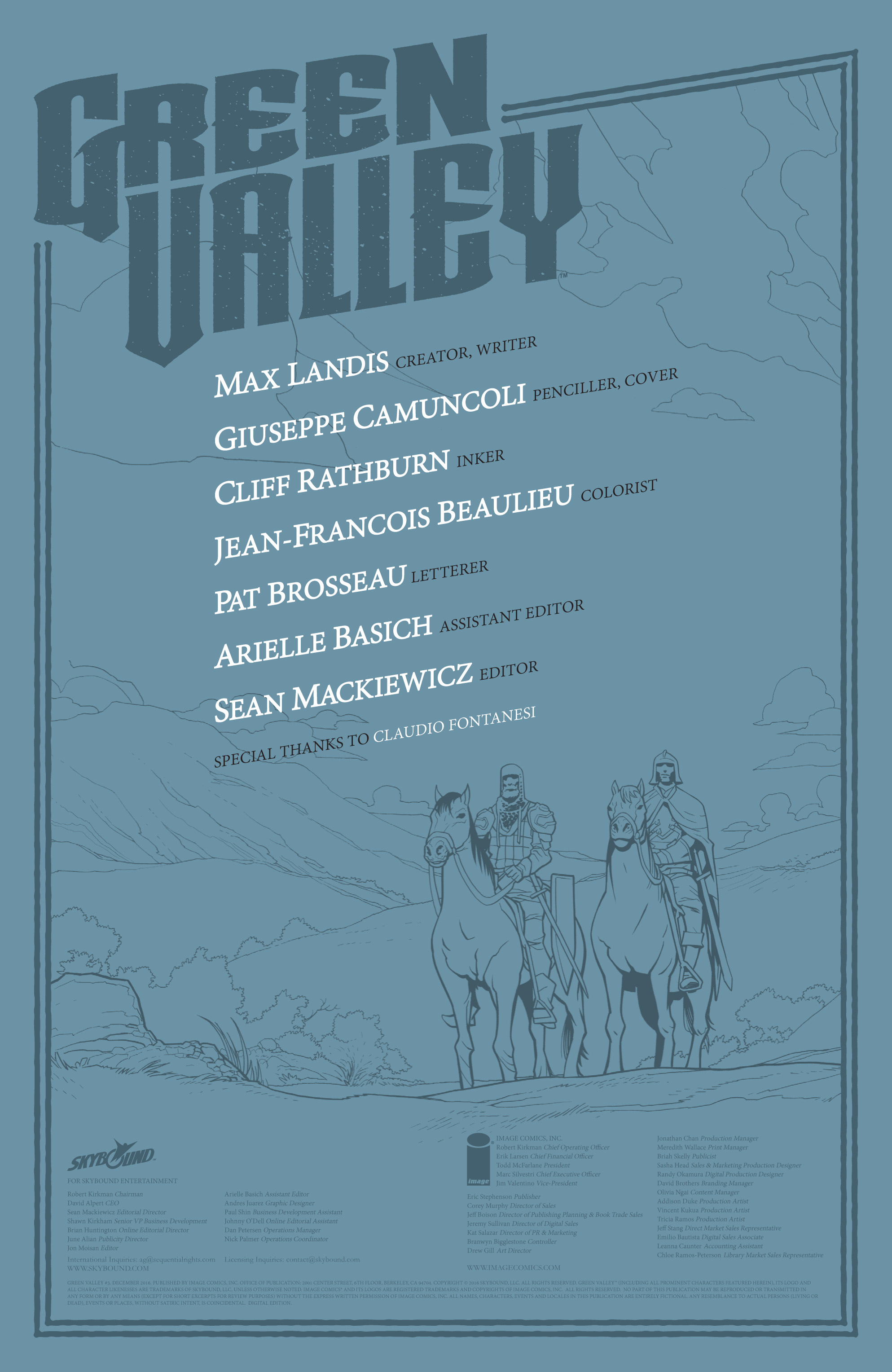 Read online Green Valley comic -  Issue #3 - 2