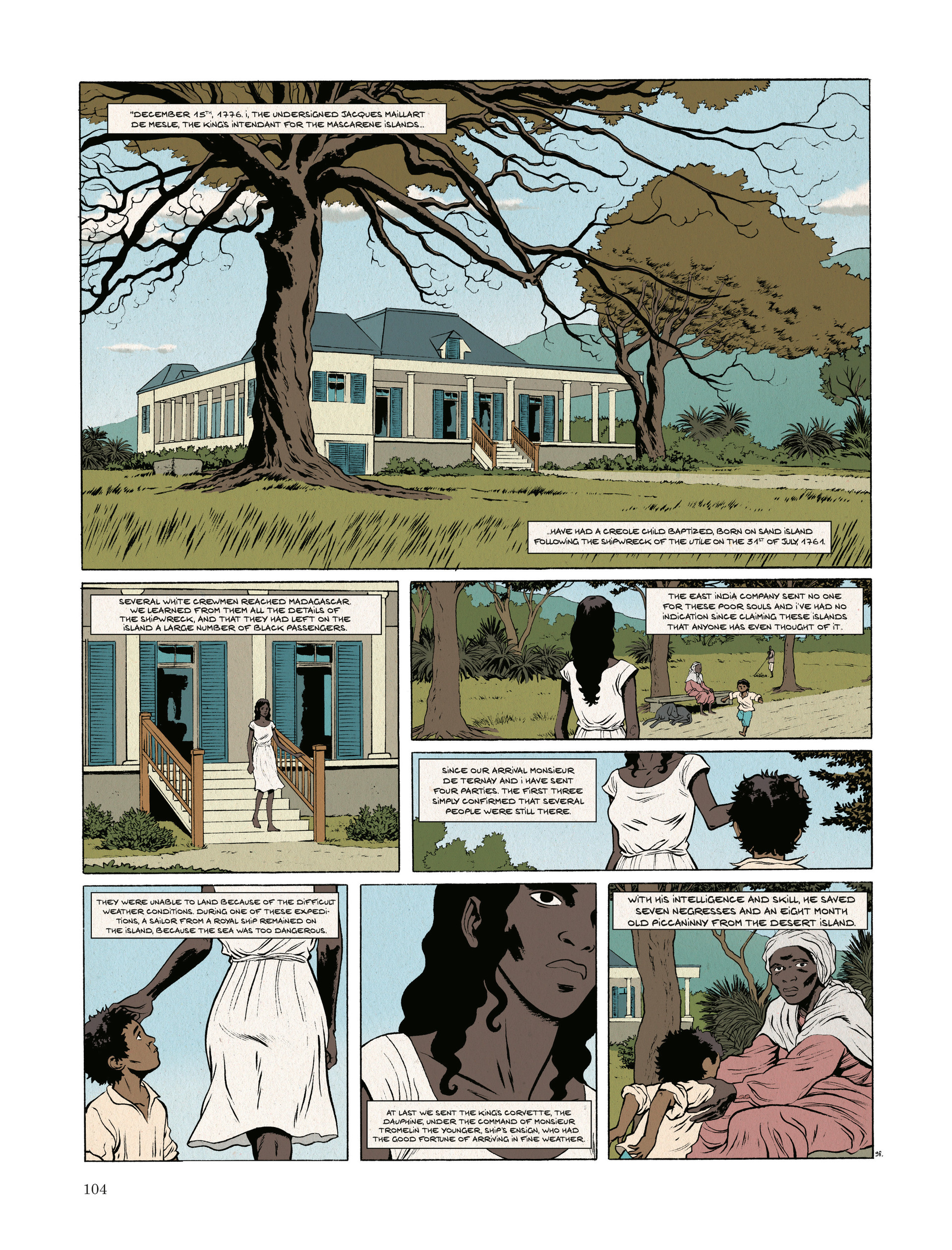 Read online The Forgotten Slaves of Tromelin comic -  Issue # TPB - 105