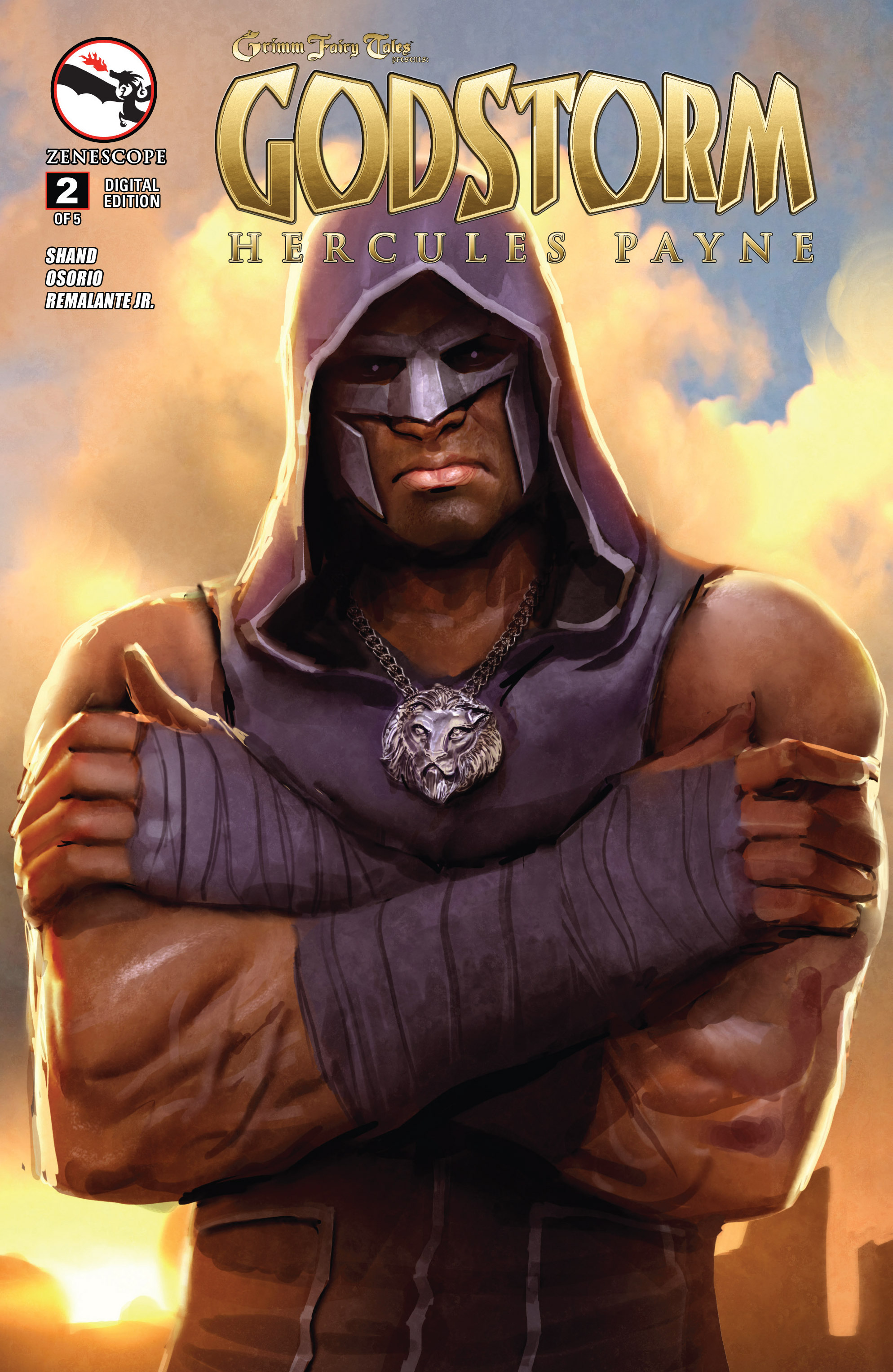 Read online Grimm Fairy Tales presents Godstorm: Hercules Payne comic -  Issue #2 - 1
