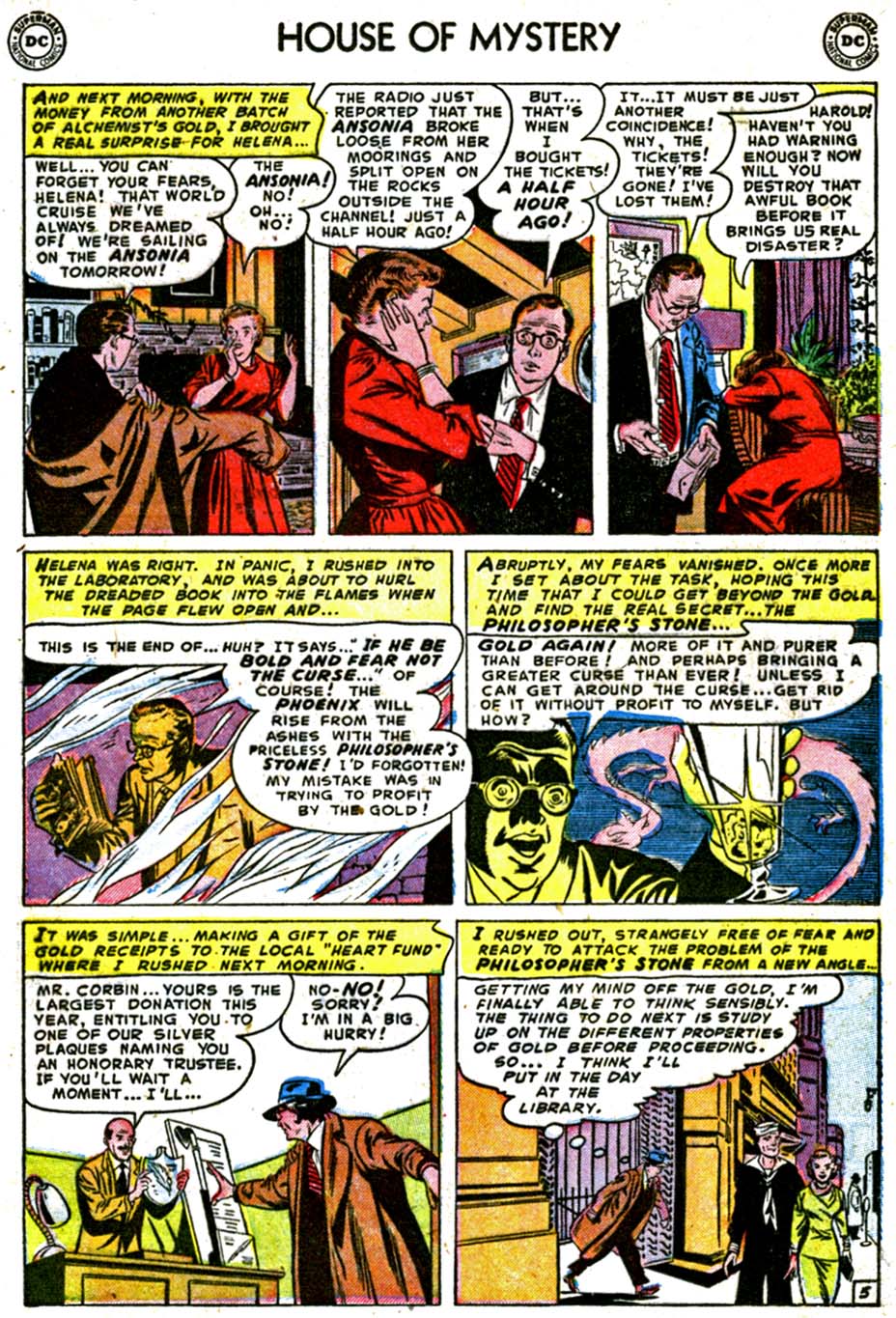 Read online House of Mystery (1951) comic -  Issue #15 - 17