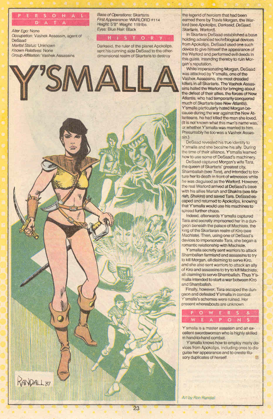 Read online Who's Who: Update '87 comic -  Issue #5 - 27