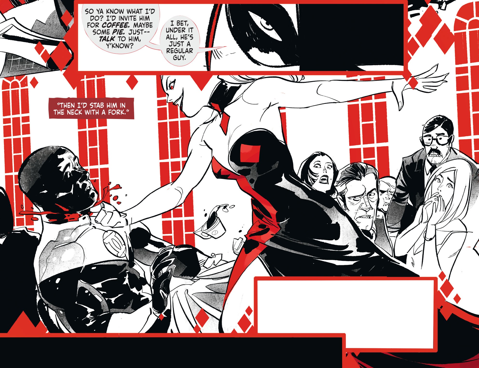 Read online Harley Quinn Black   White   Red comic -  Issue #11 - 17