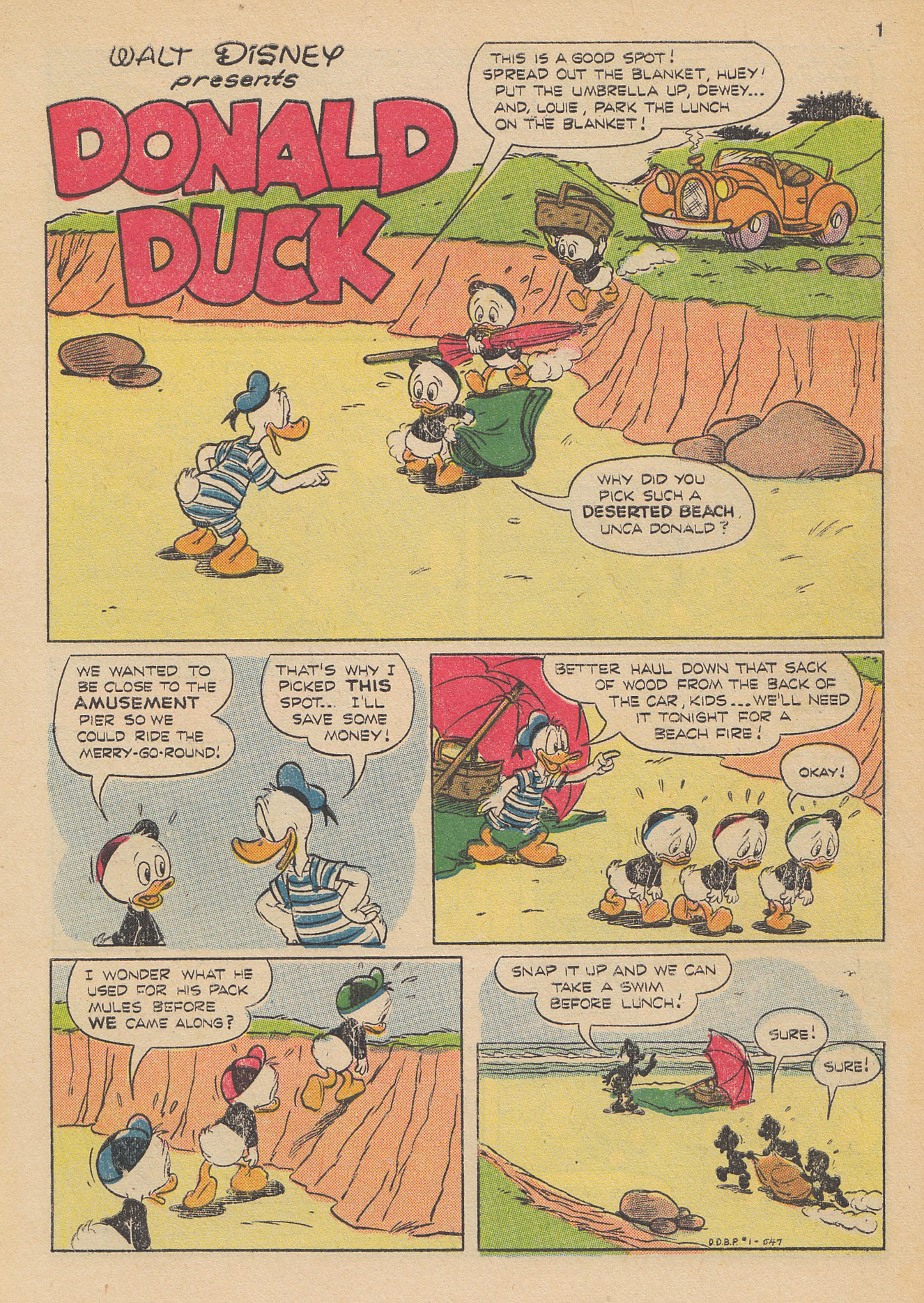 Donald Duck Beach Party Issue 1 | Read Donald Duck Beach Party Issue 1