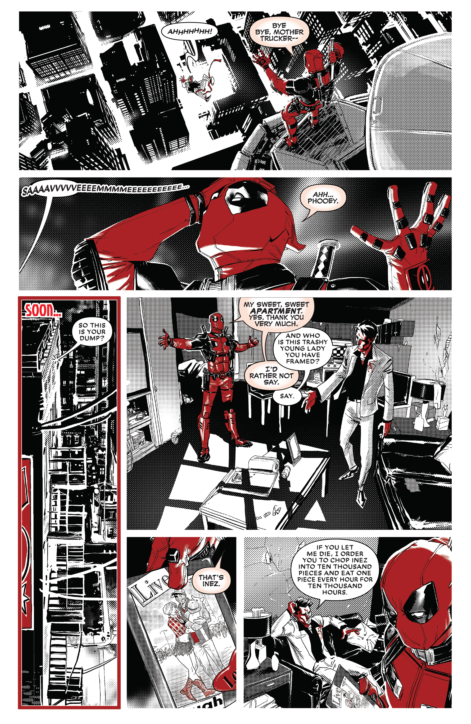 Read online Deadpool: Black, White & Blood comic -  Issue #2 - 7
