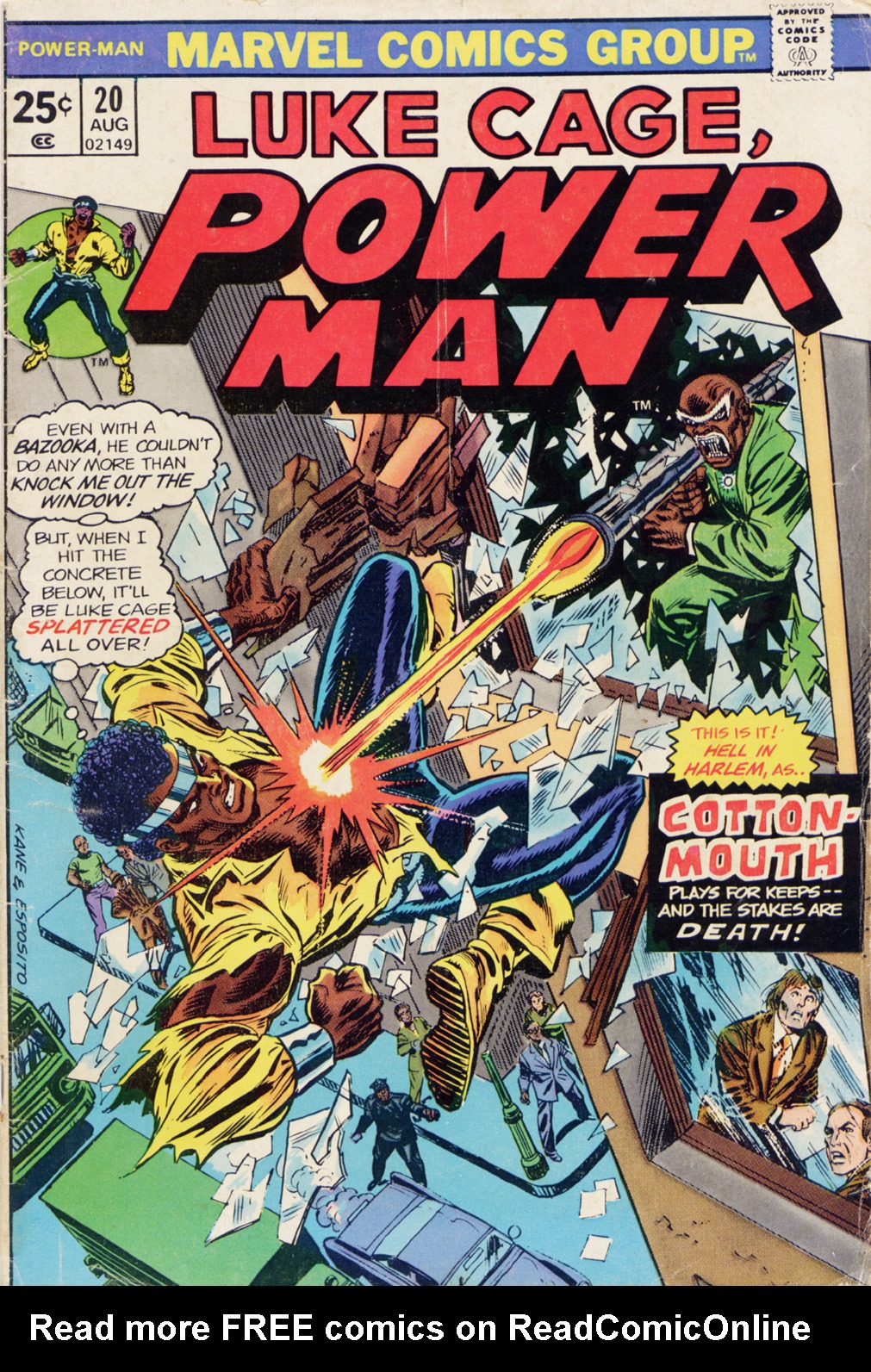 Read online Power Man comic -  Issue #20 - 1