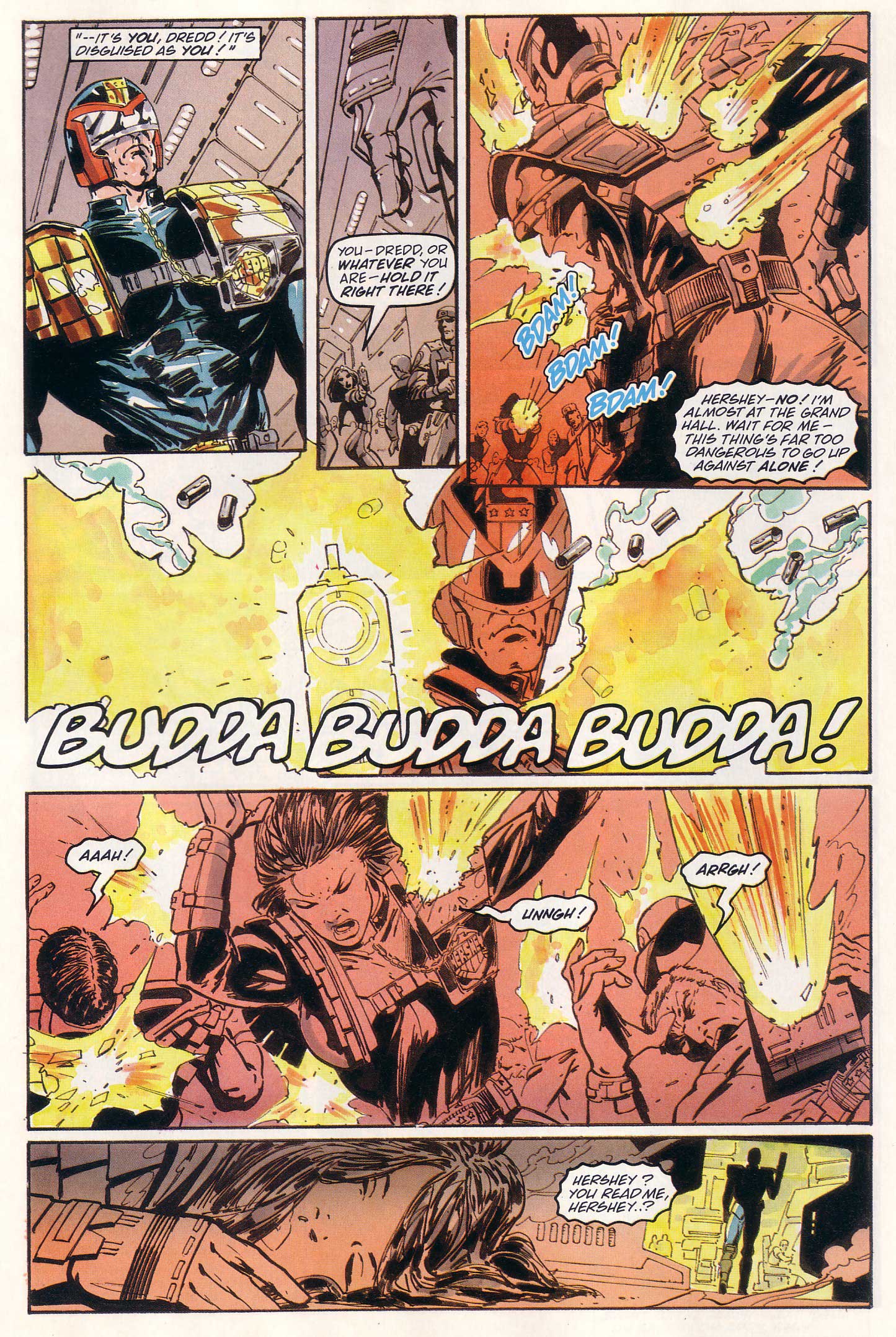 Read online Judge Dredd Lawman of the Future comic -  Issue #19 - 21