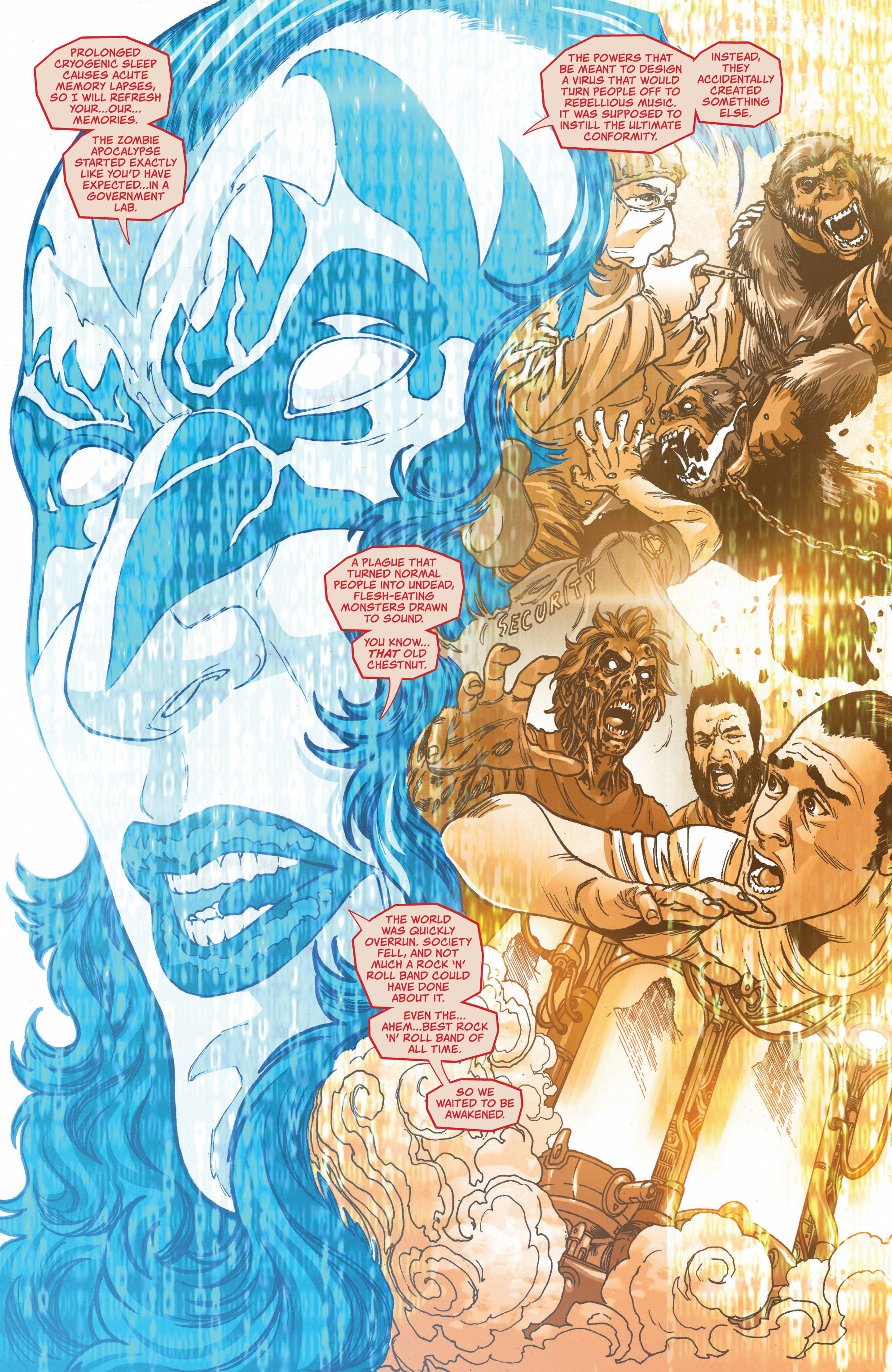 Read online Kiss: Zombies comic -  Issue #4 - 21