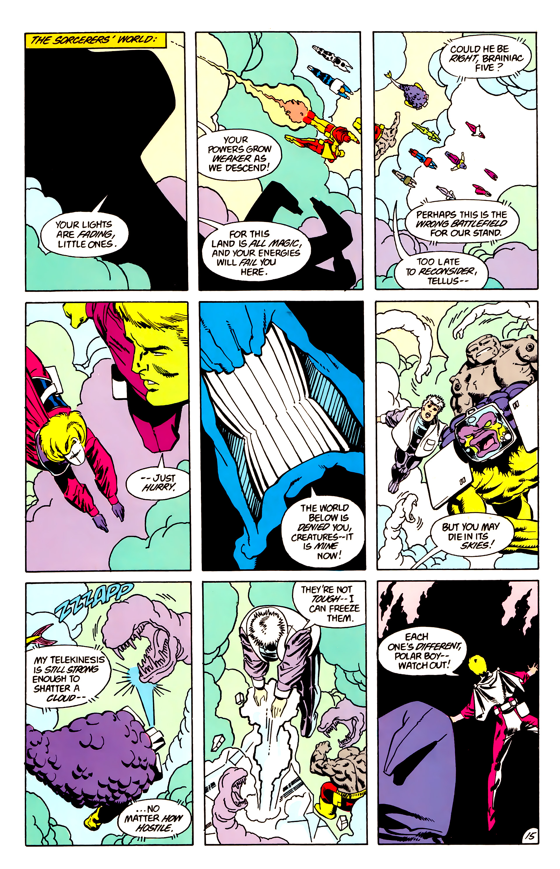 Read online Legion of Super-Heroes (1984) comic -  Issue #63 - 16