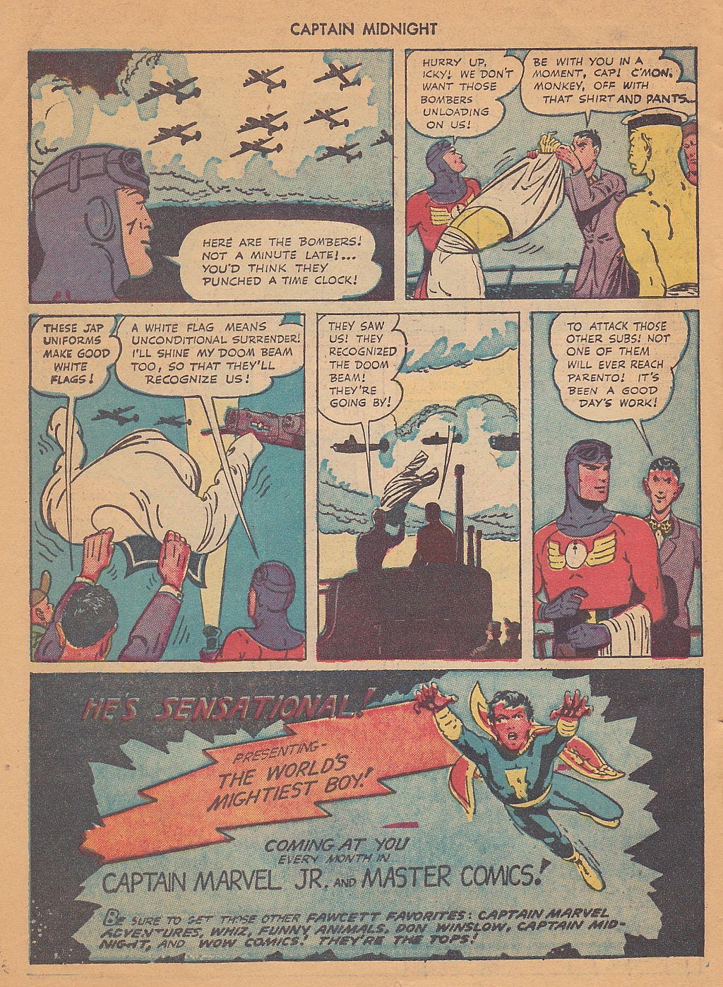Read online Captain Midnight (1942) comic -  Issue #37 - 10