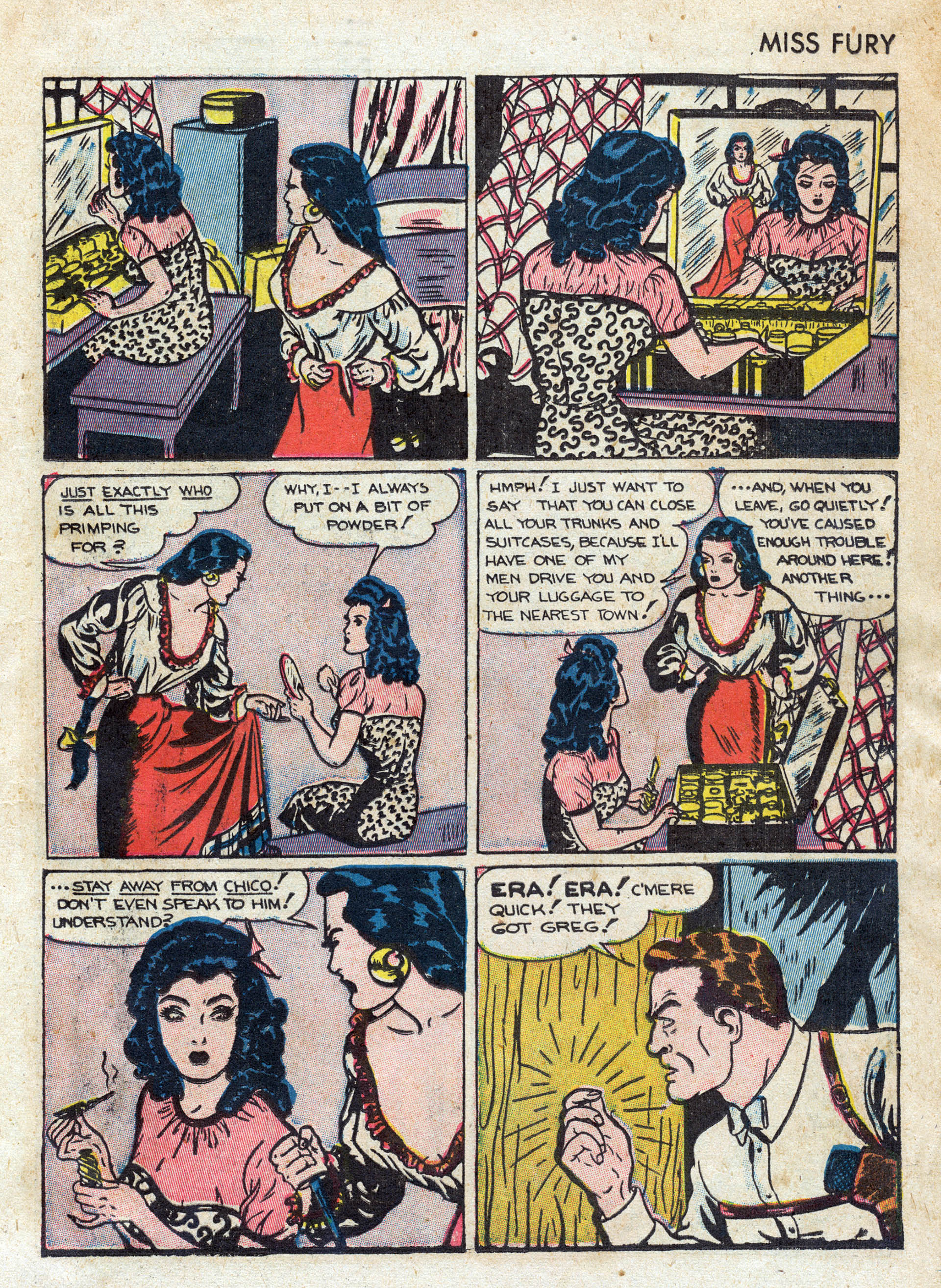 Read online Miss Fury Comics comic -  Issue #3 - 19