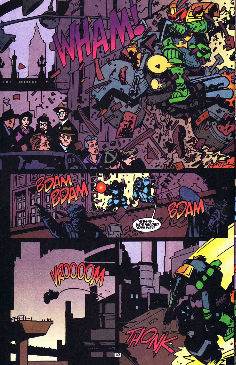 Read online Judge Dredd: Legends of the Law comic -  Issue #9 - 10