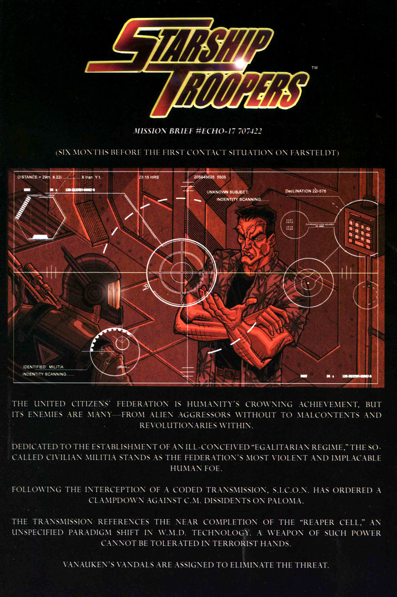 Read online Starship Troopers (2007) comic -  Issue #9 - 3