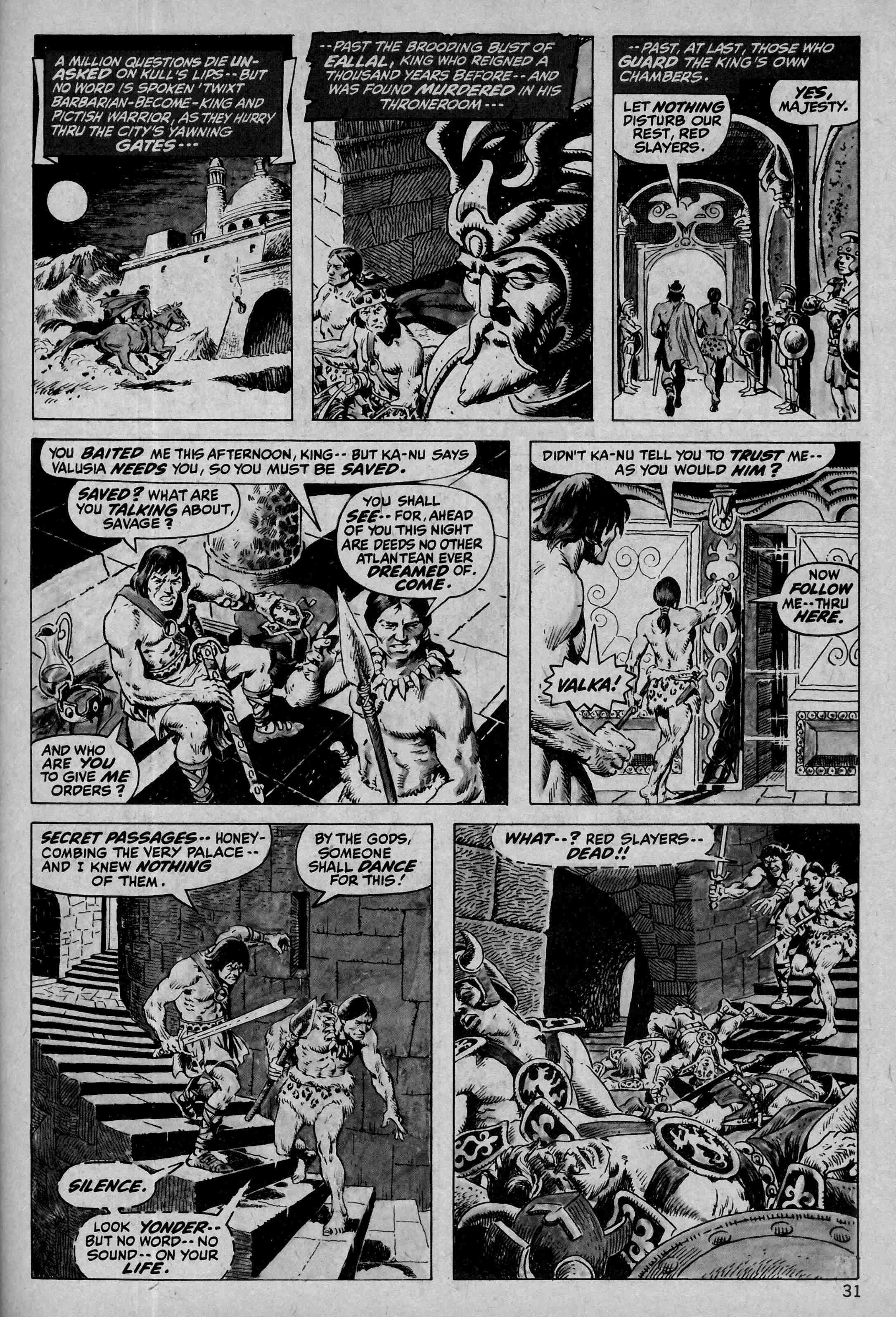 Read online Kull and the Barbarians comic -  Issue #1 - 31