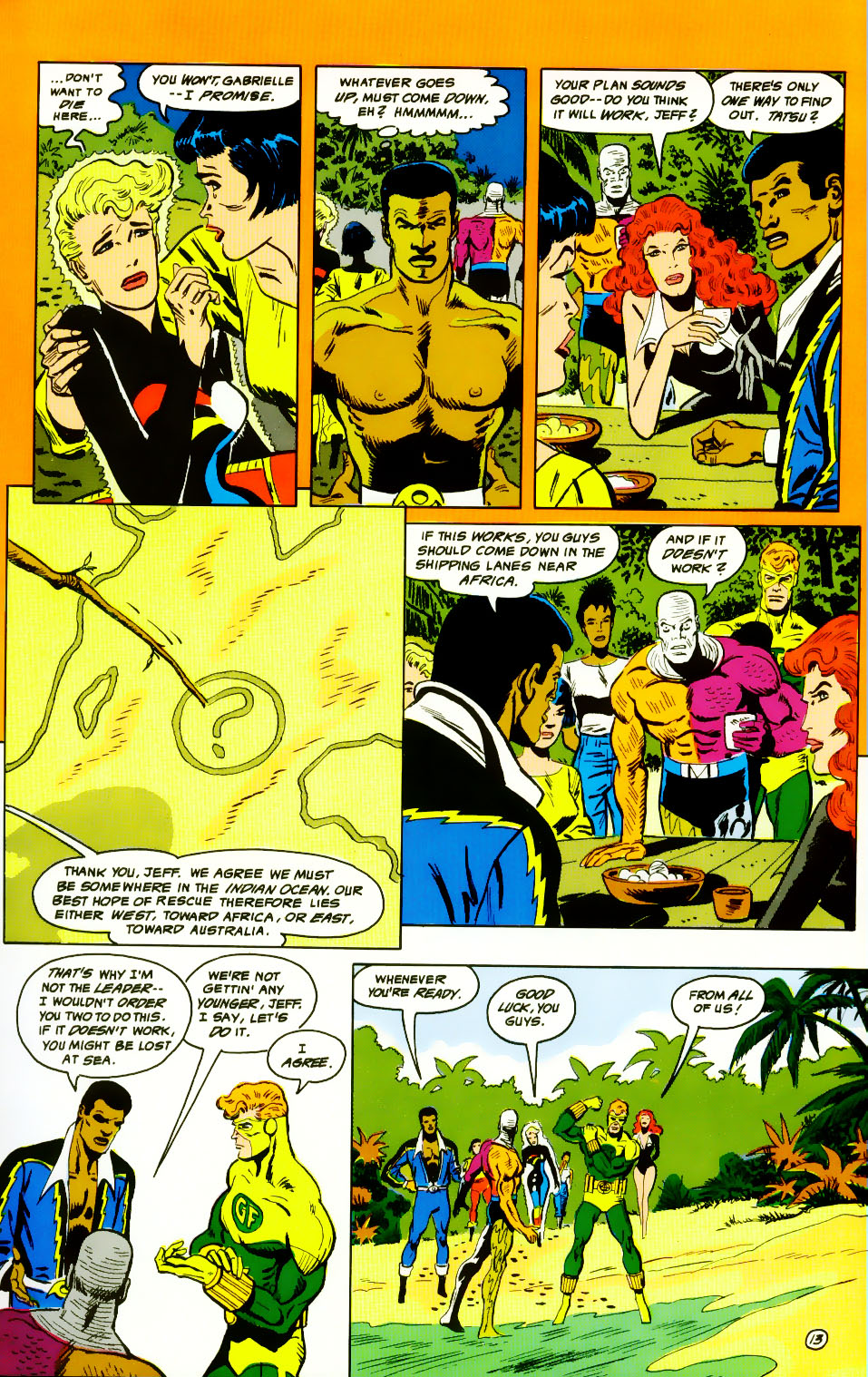 Read online The Outsiders (1985) comic -  Issue #13 - 14