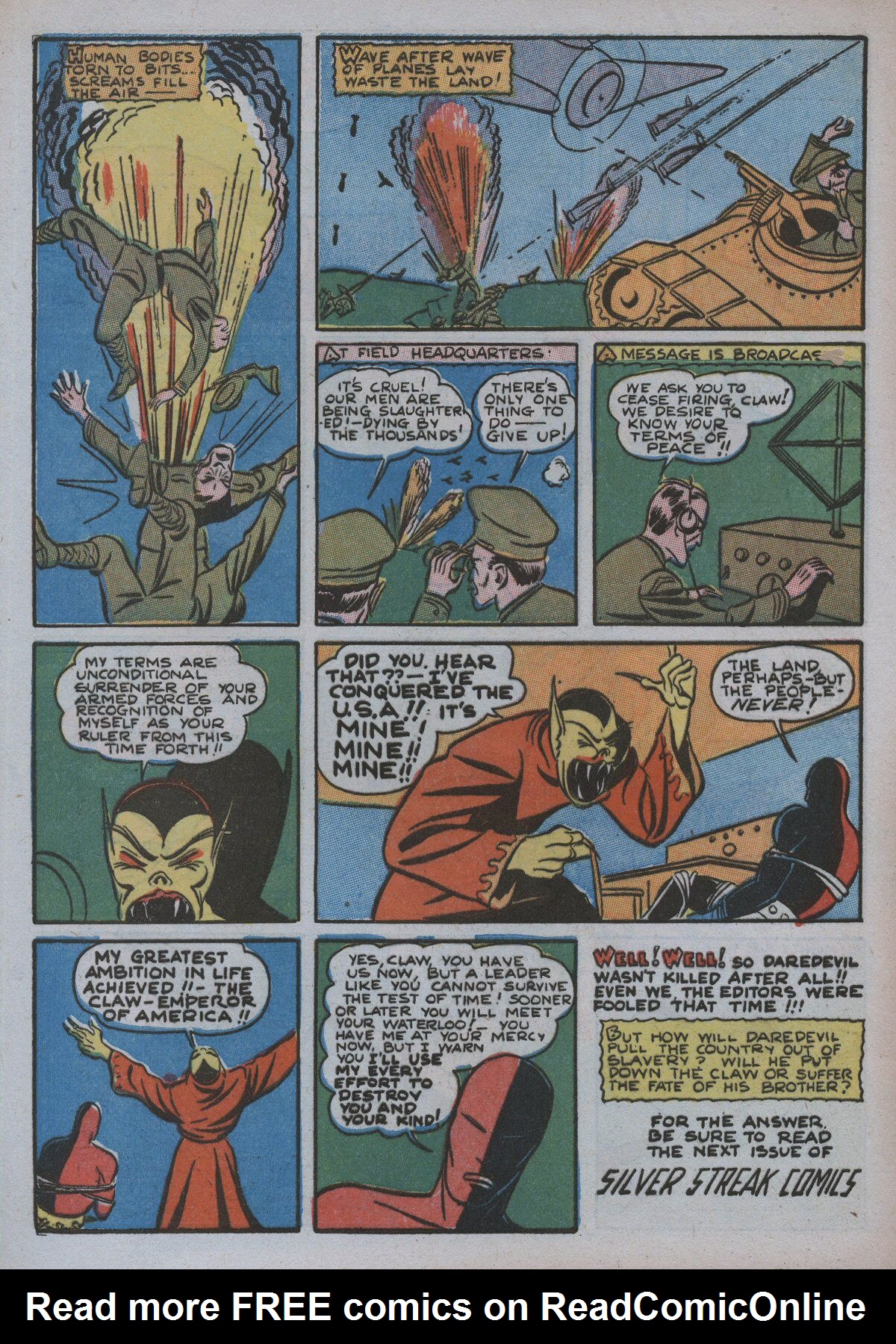 Read online Silver Streak Comics comic -  Issue #9 - 11