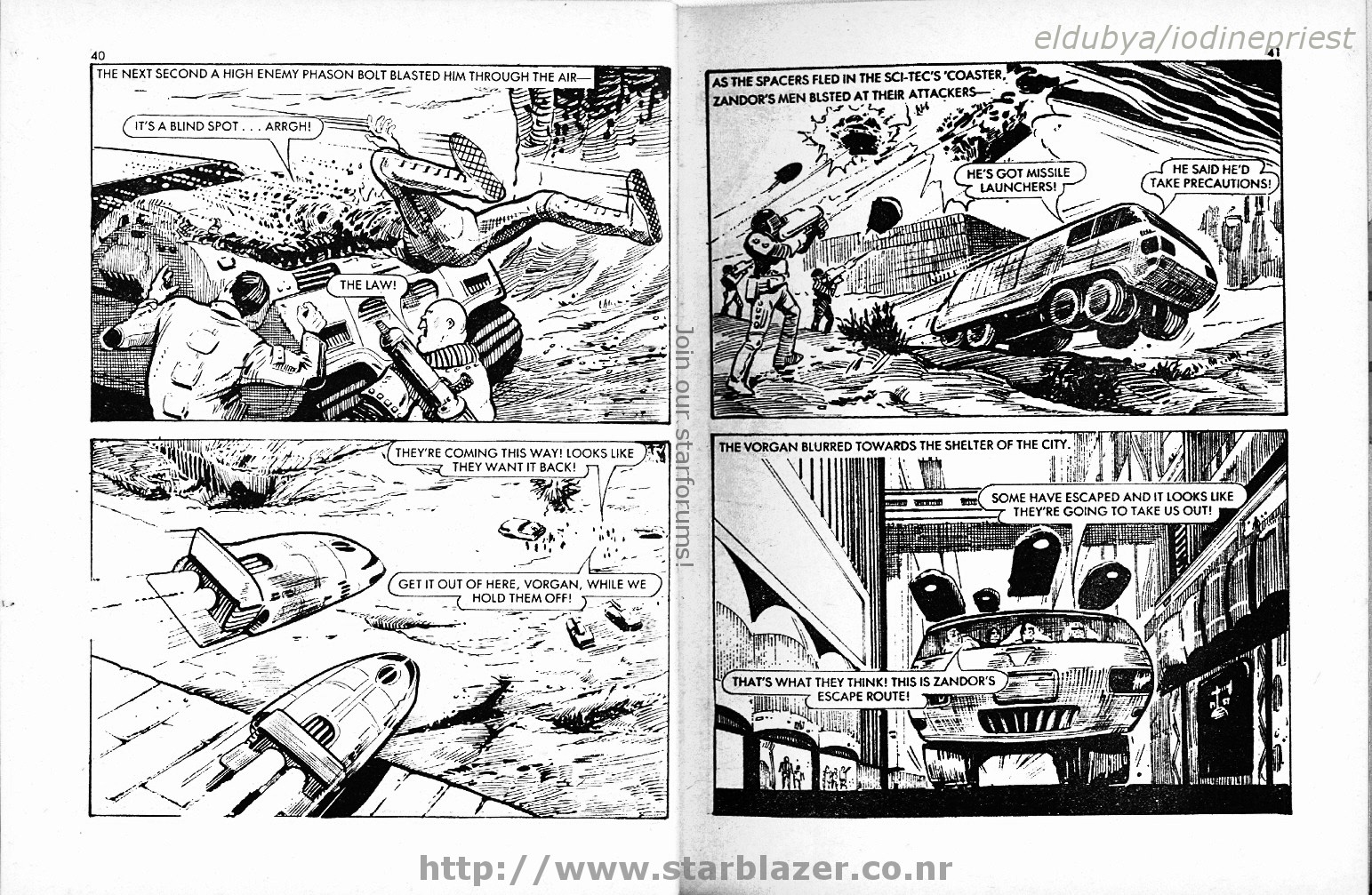 Read online Starblazer comic -  Issue #151 - 22