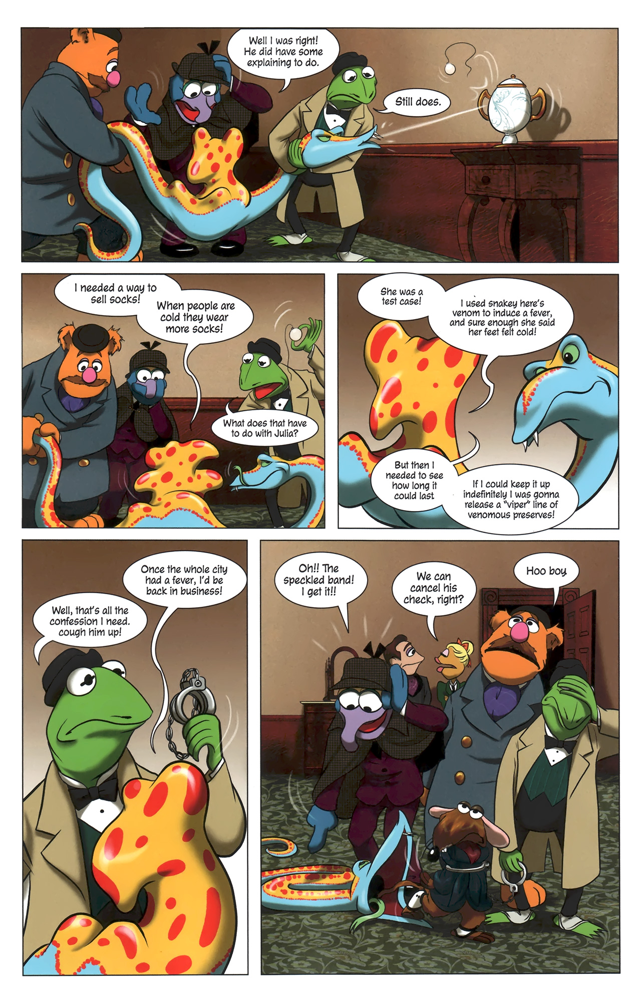 Read online Muppet Sherlock Holmes comic -  Issue #1 - 22