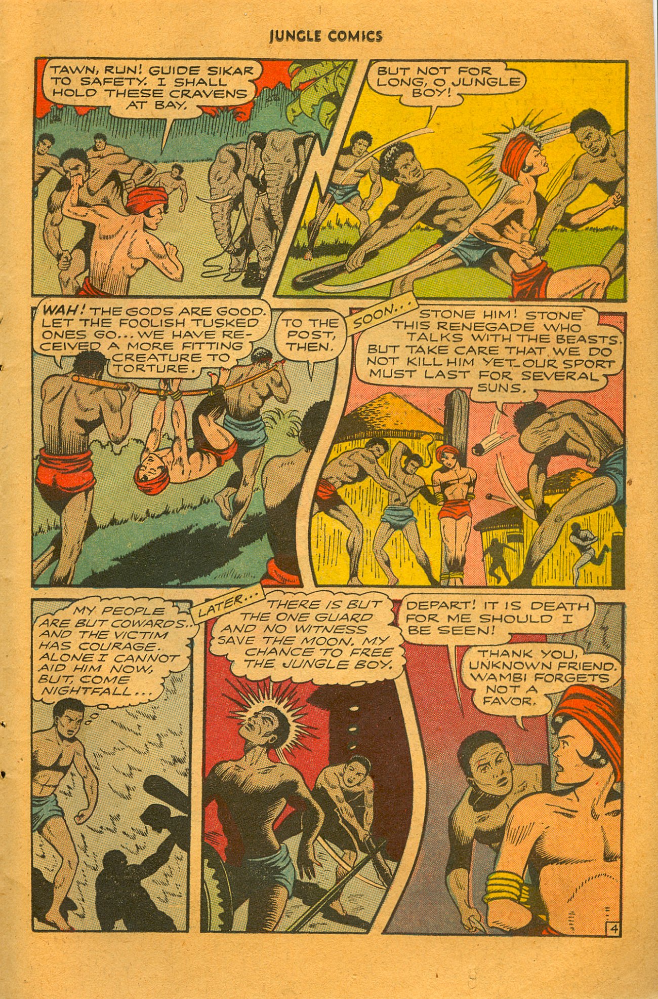 Read online Jungle Comics comic -  Issue #88 - 34