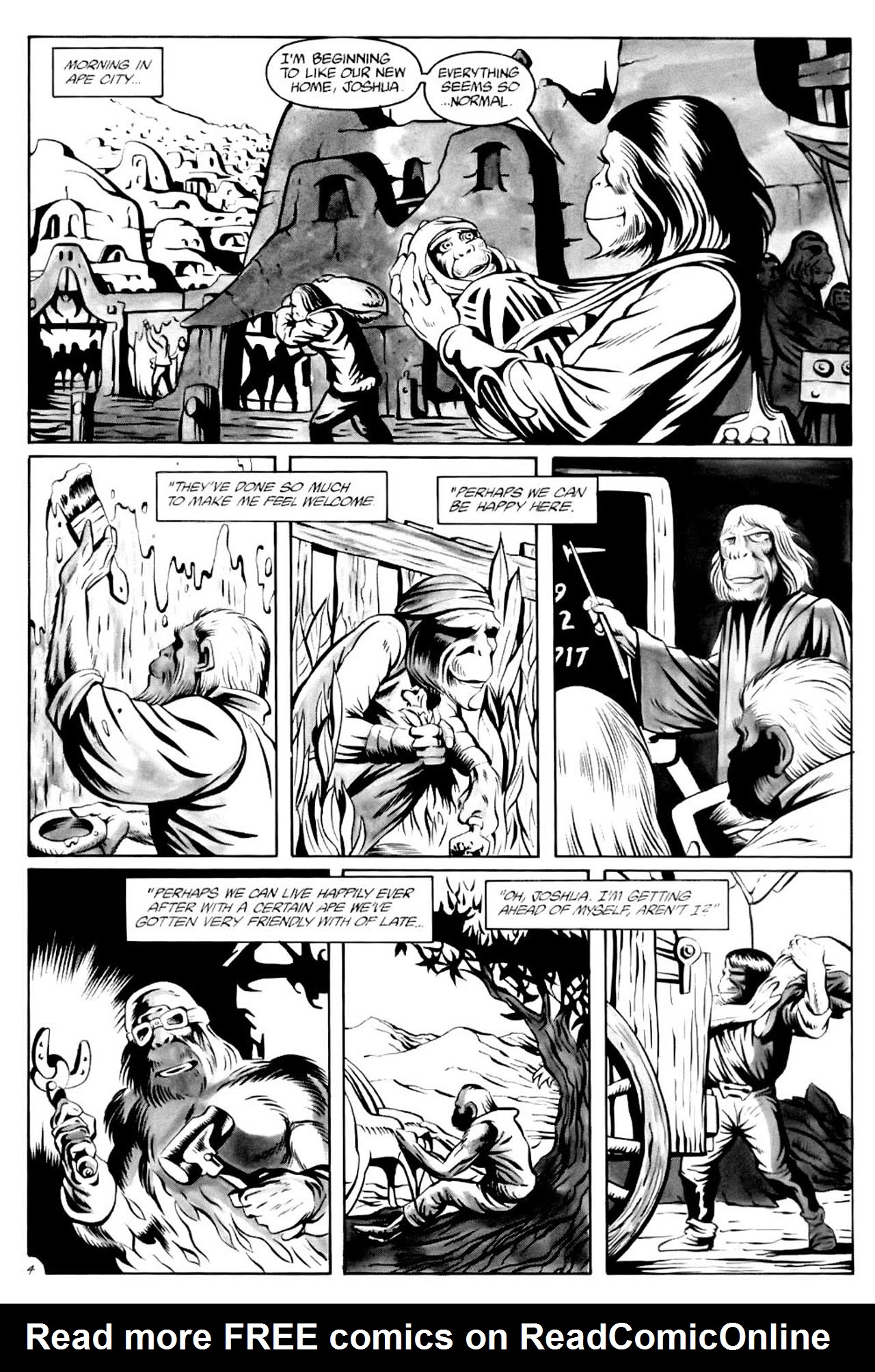 Read online Planet of the Apes (1990) comic -  Issue #5 - 6
