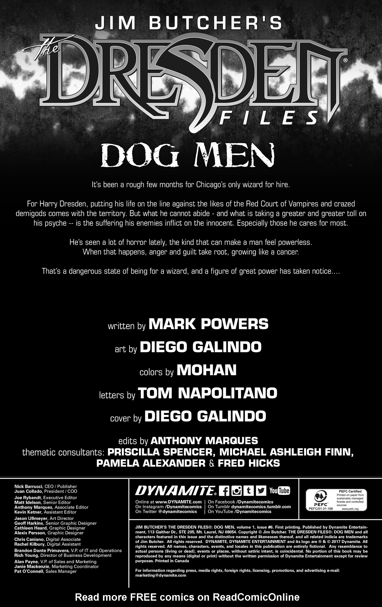 Read online Jim Butcher's The Dresden Files: Dog Men comic -  Issue #6 - 2