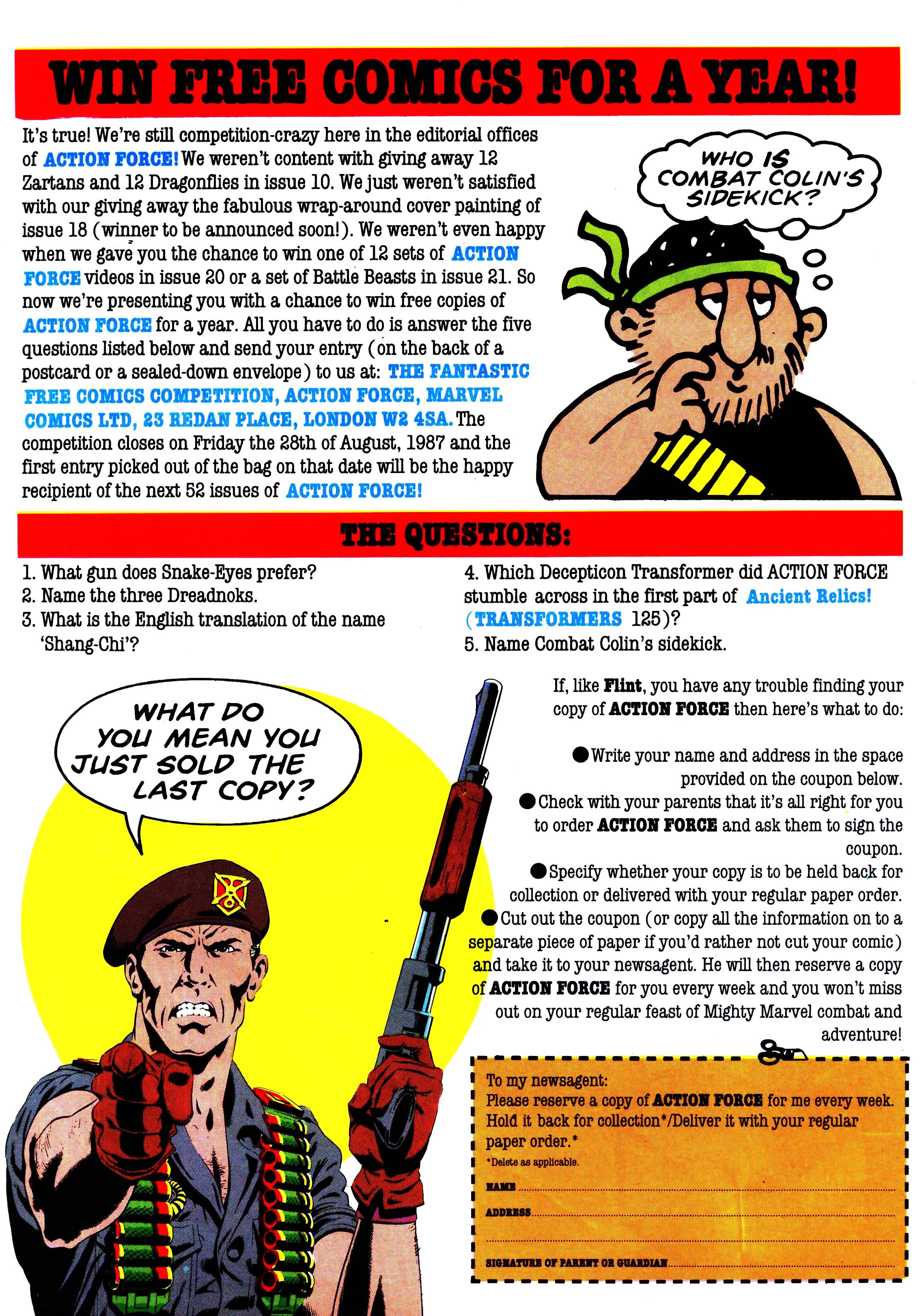 Read online Action Force comic -  Issue #25 - 15