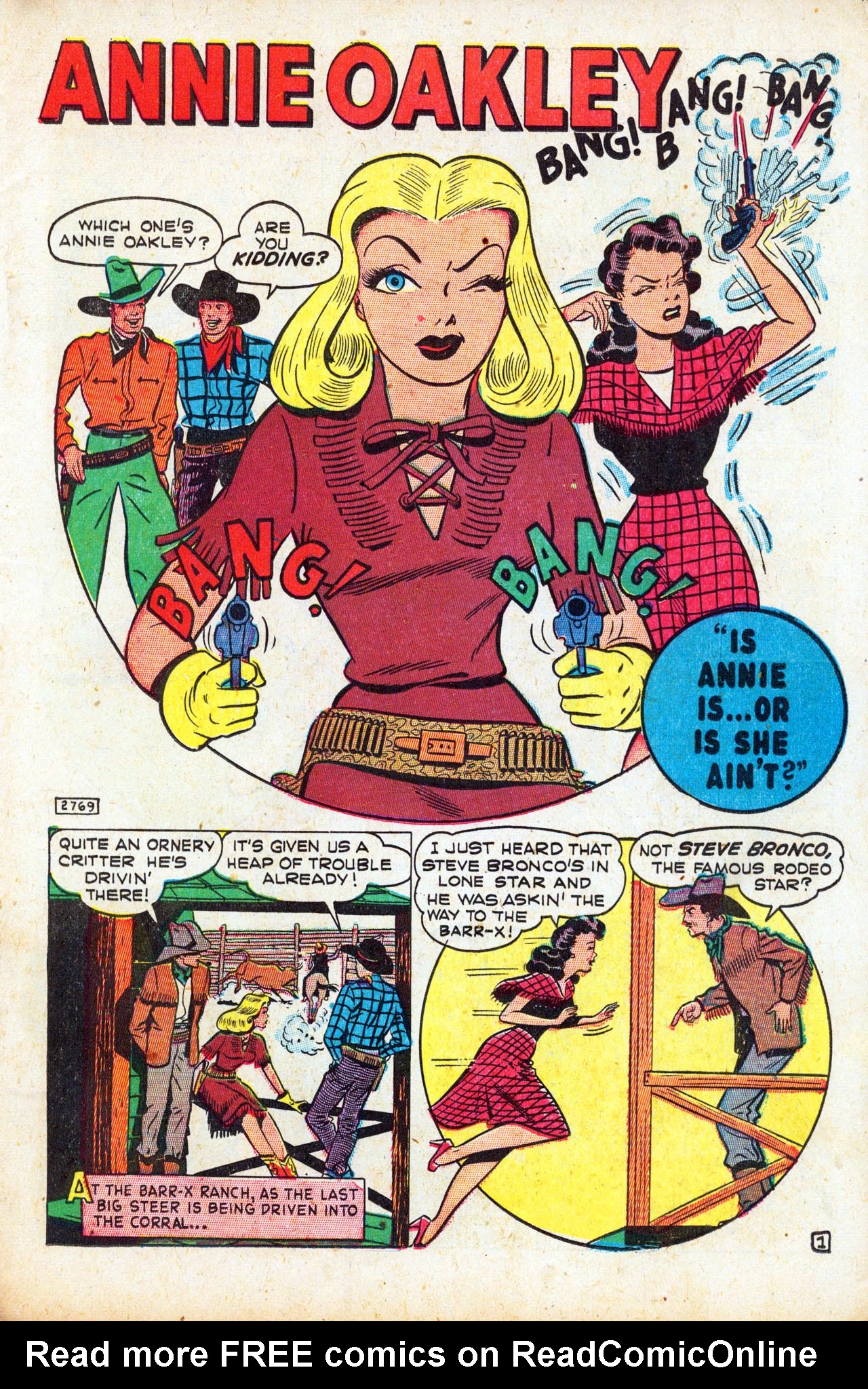 Read online Annie Oakley comic -  Issue #2 - 27