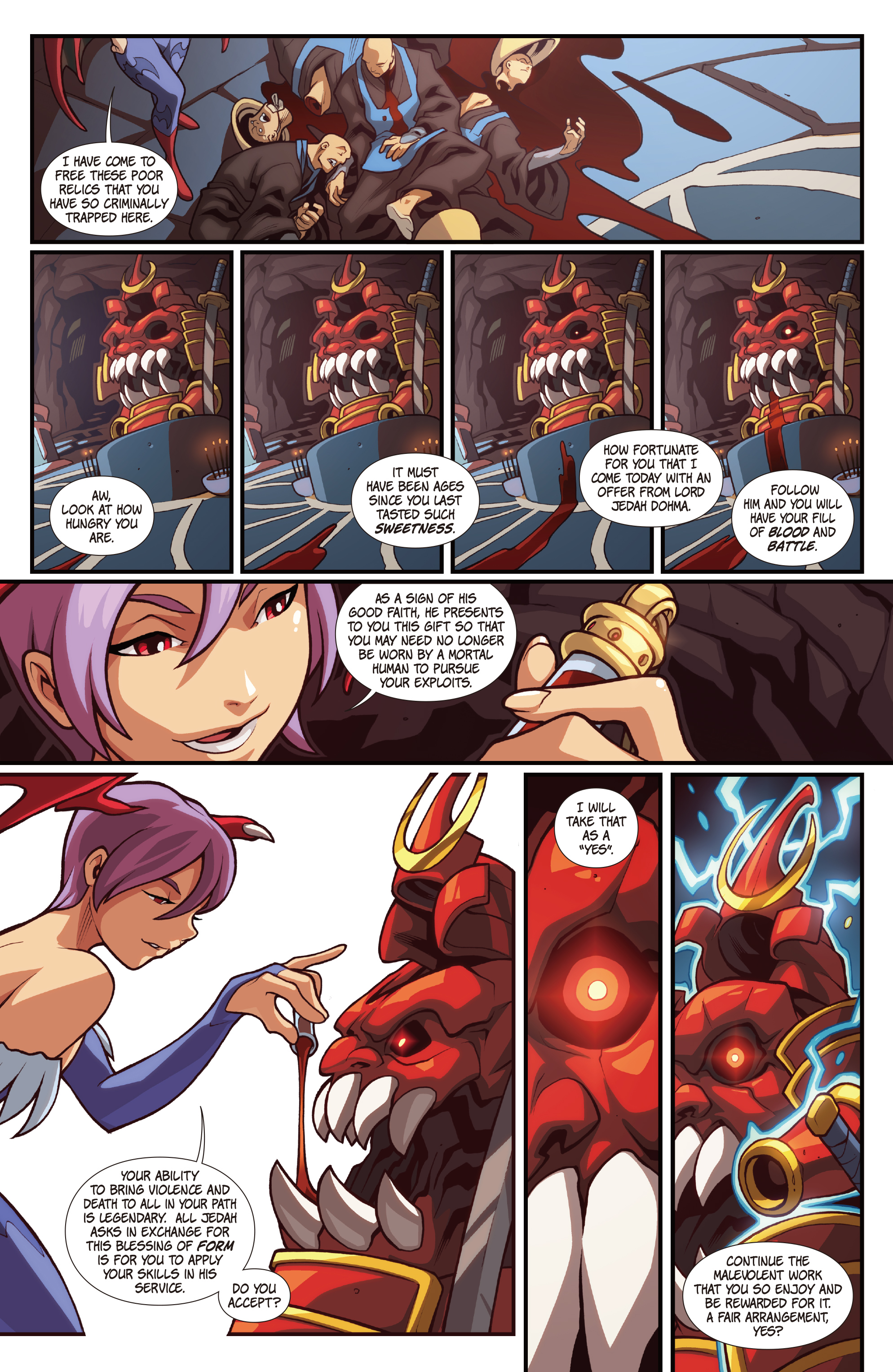 Read online Street Fighter VS Darkstalkers comic -  Issue #2 - 5