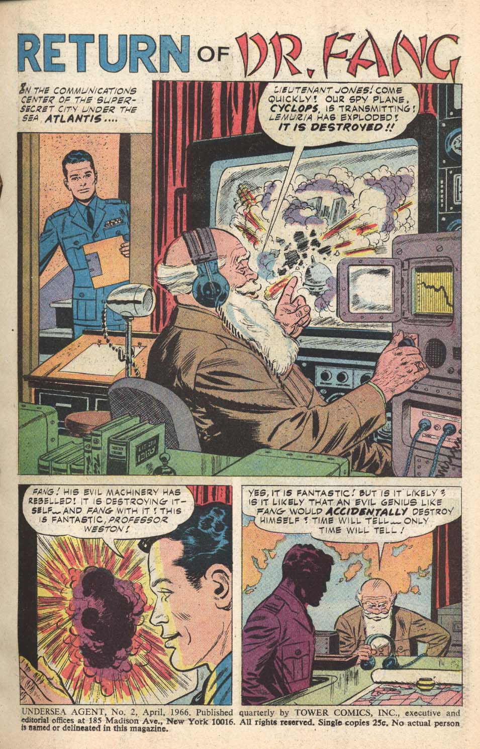 Read online Undersea Agent comic -  Issue #2 - 3