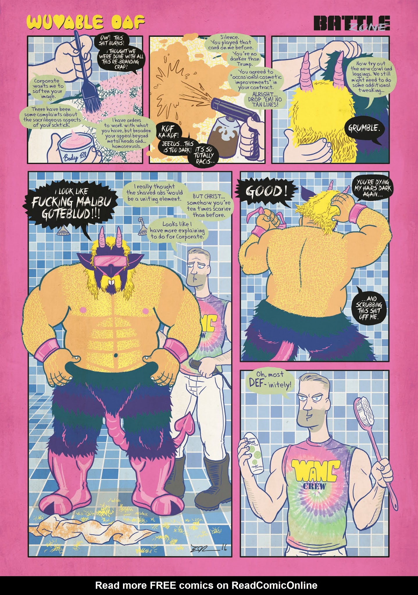 Read online Wuvable Oaf: Blood & Metal comic -  Issue # TPB - 16