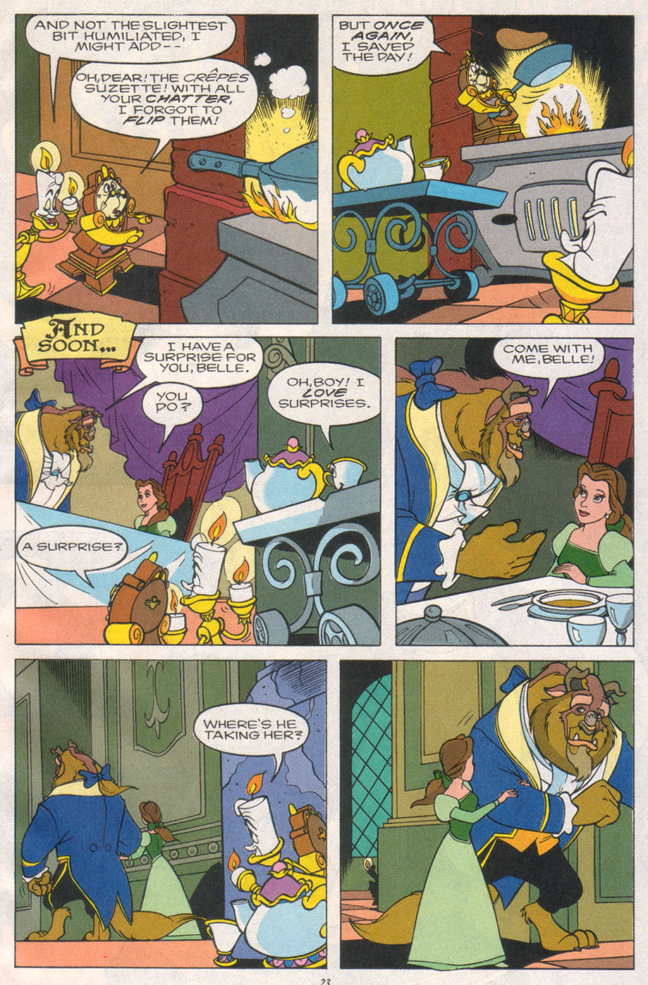 Read online Disney's Beauty and the Beast comic -  Issue #10 - 25