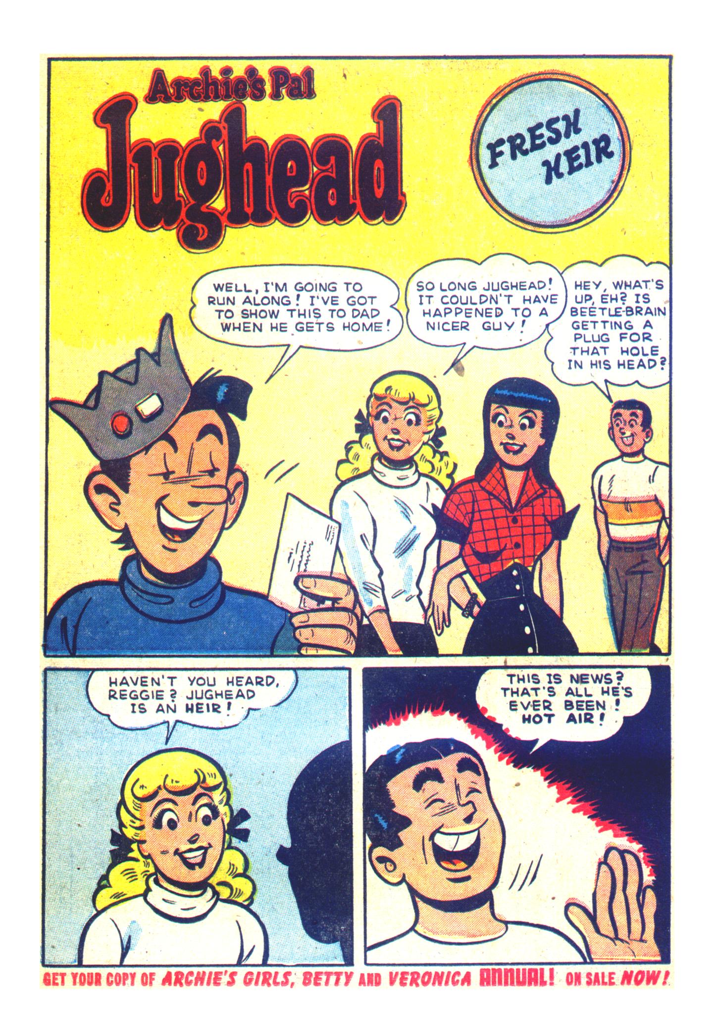 Read online Archie's Pal Jughead Annual comic -  Issue #1 - 21