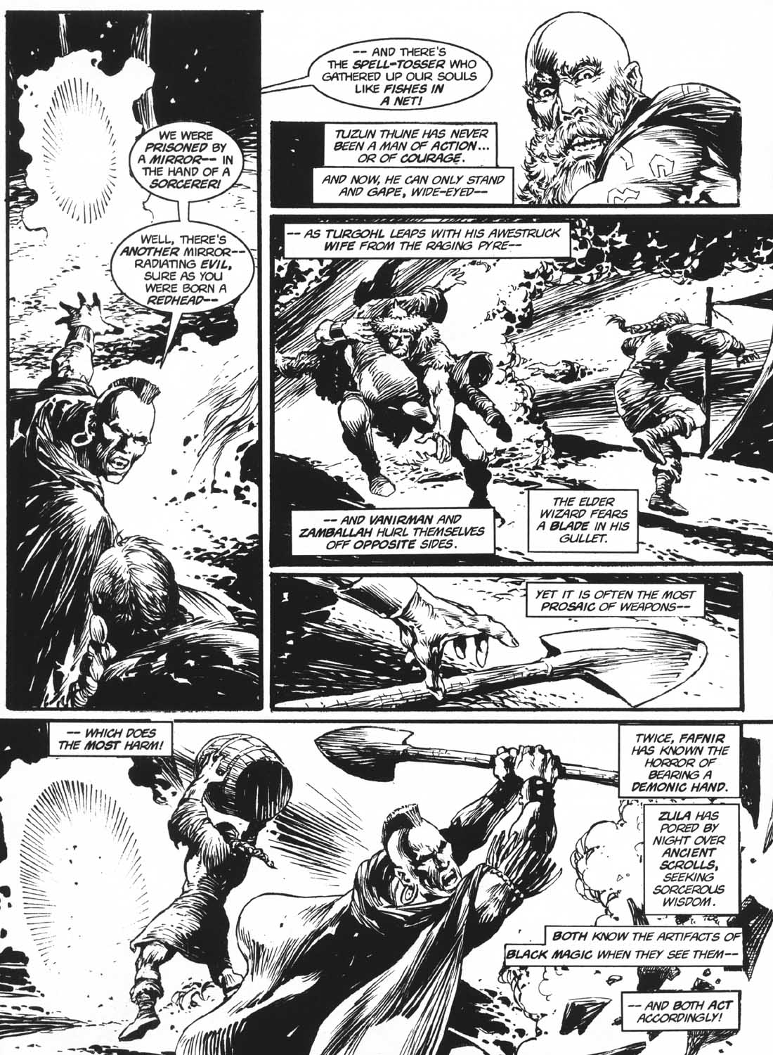 Read online The Savage Sword Of Conan comic -  Issue #232 - 23