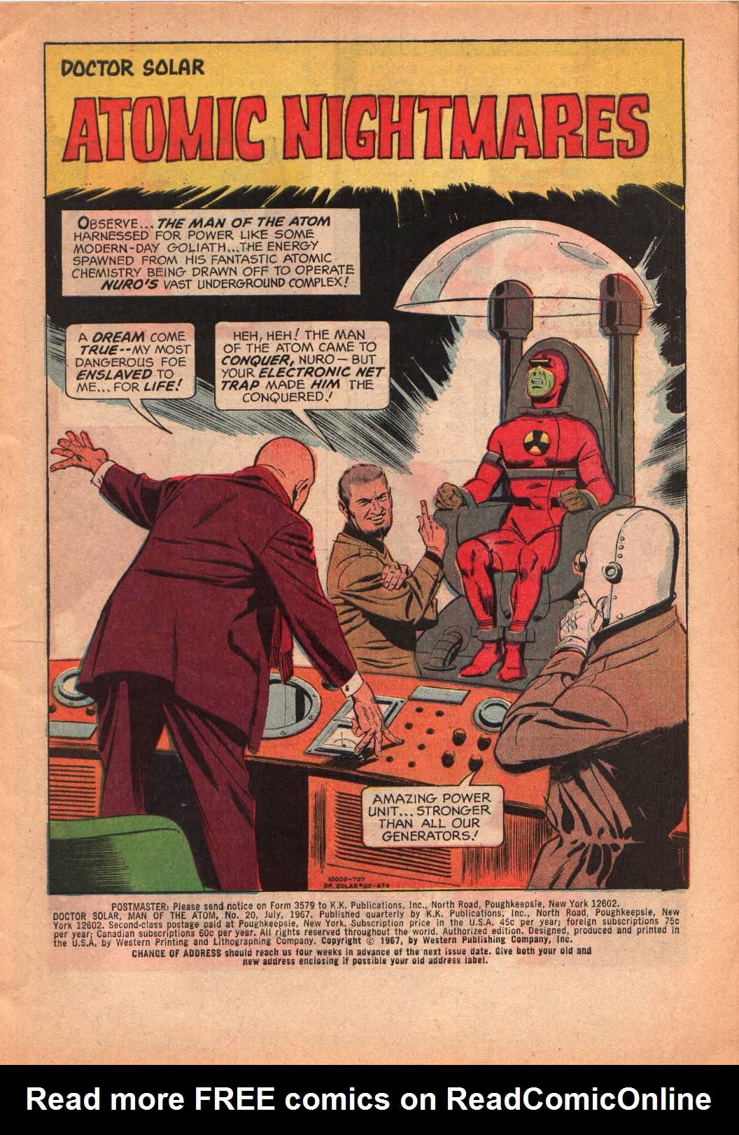 Read online Doctor Solar, Man of the Atom (1962) comic -  Issue #20 - 3
