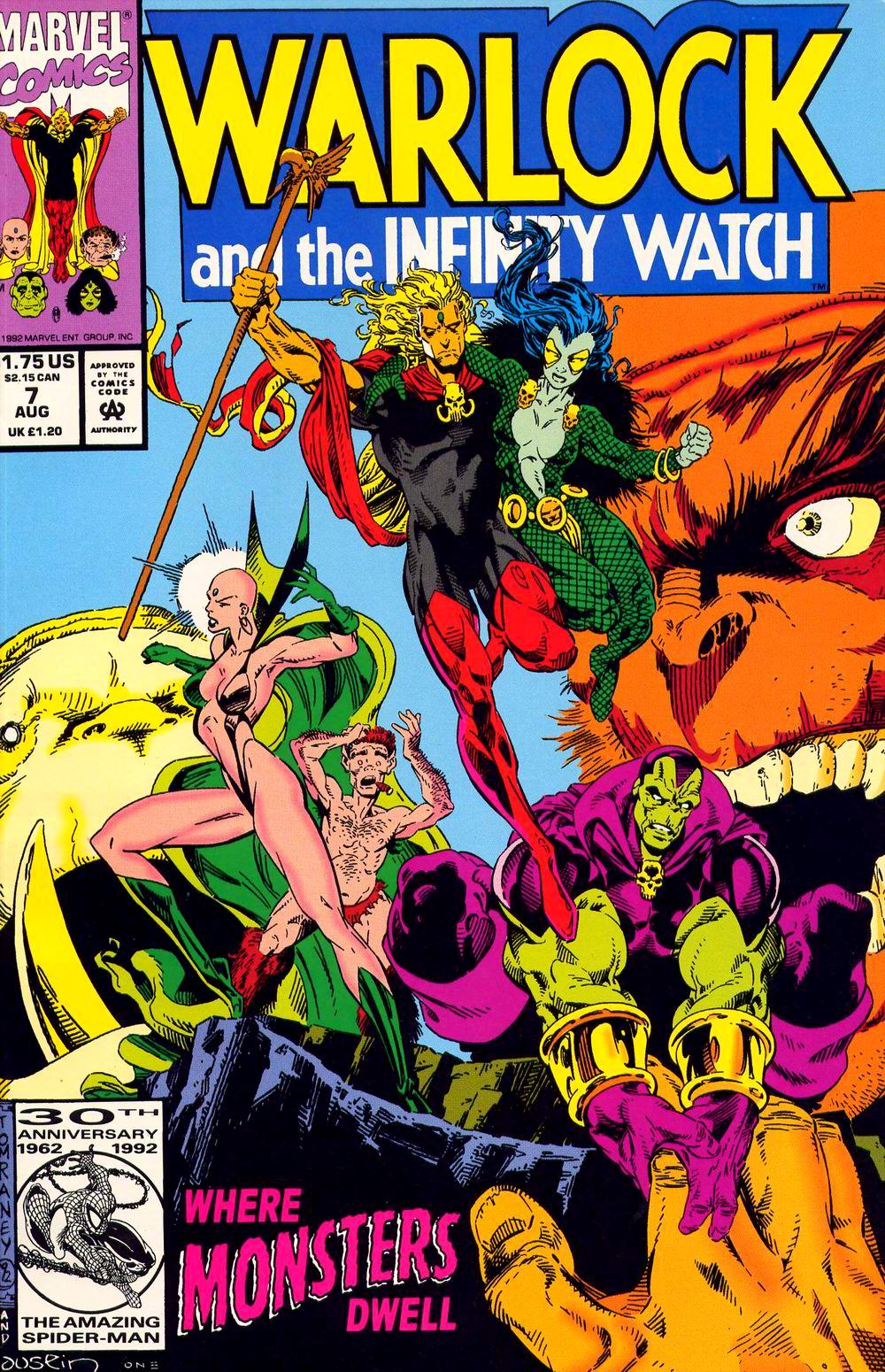 Read online Warlock and the Infinity Watch comic -  Issue #7 - 1