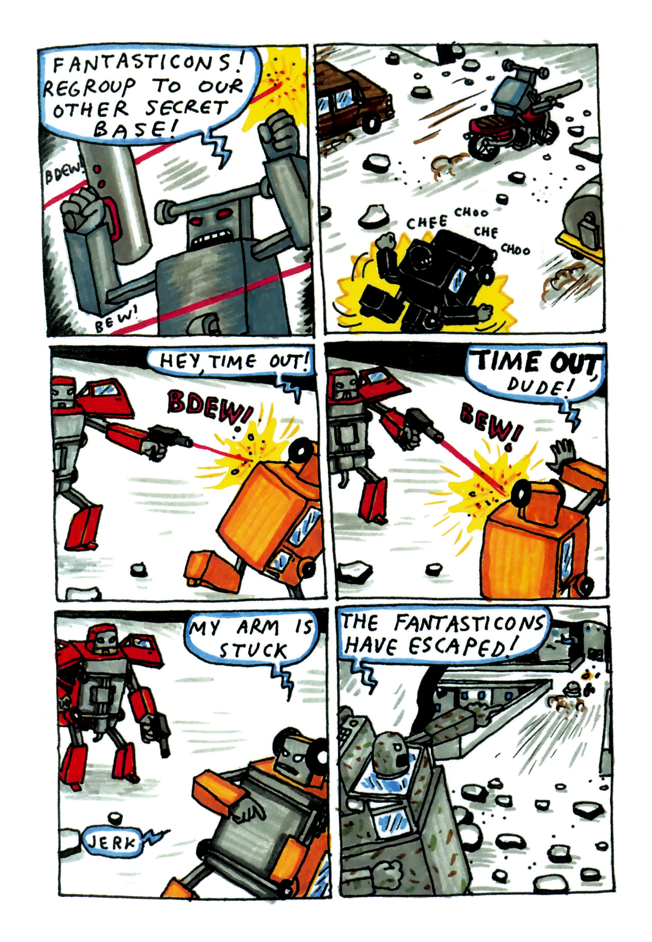 Read online Incredible Change-Bots comic -  Issue # TPB 1 - 21