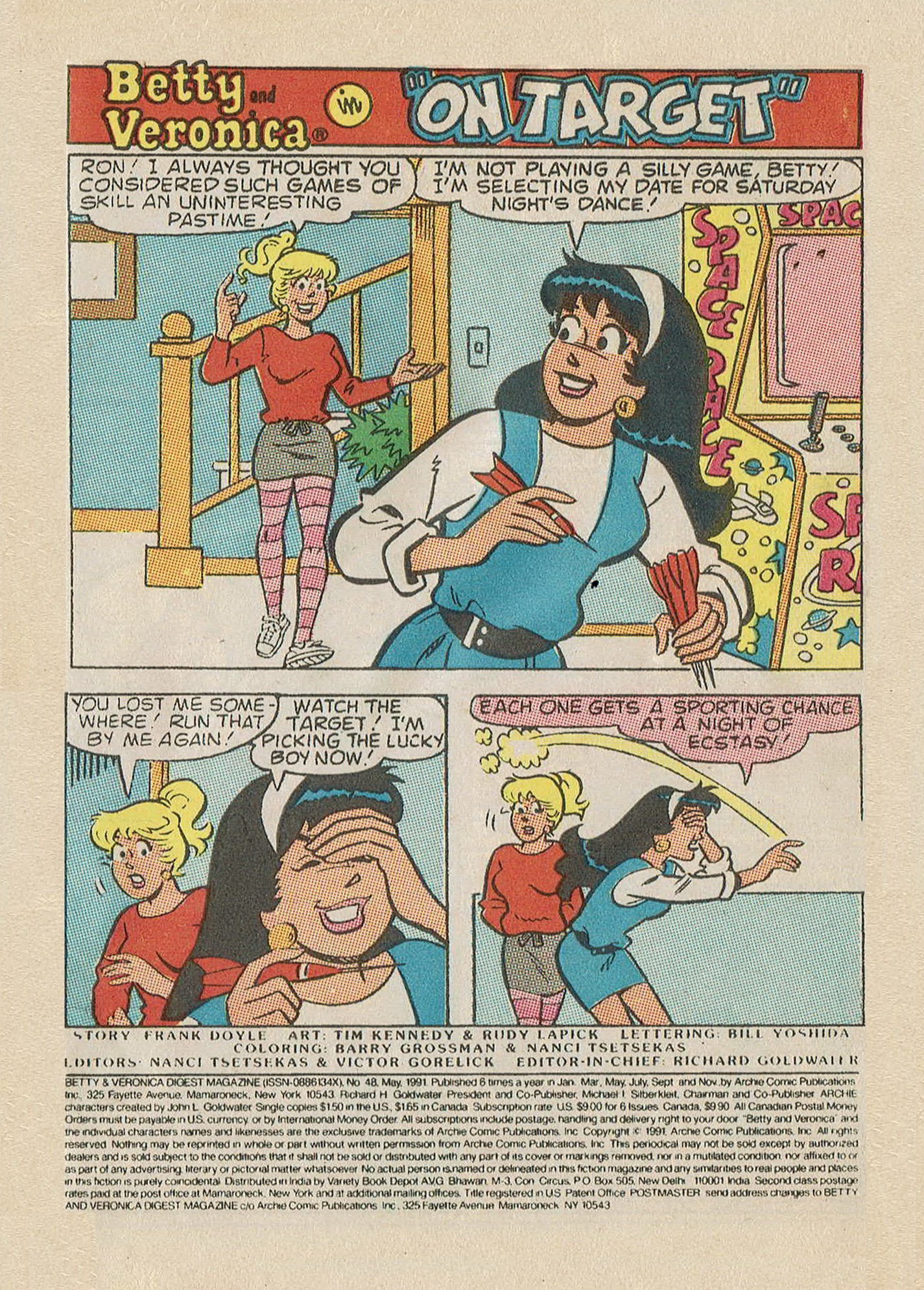 Read online Betty and Veronica Digest Magazine comic -  Issue #48 - 3