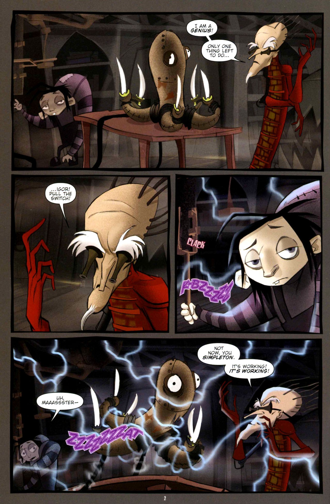 Read online Igor Movie Prequel comic -  Issue #1 - 4