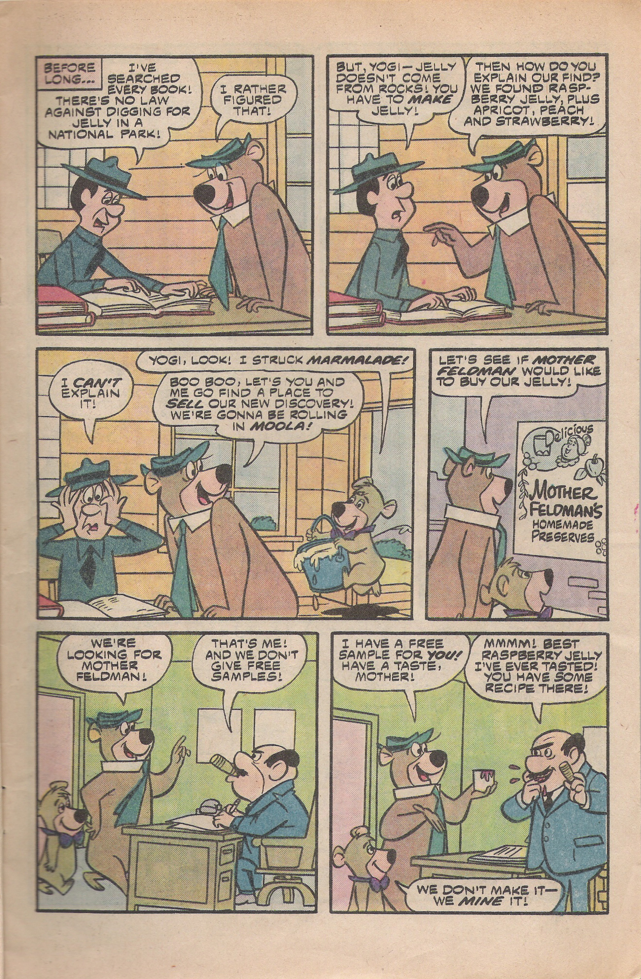 Read online Yogi Bear comic -  Issue #5 - 5