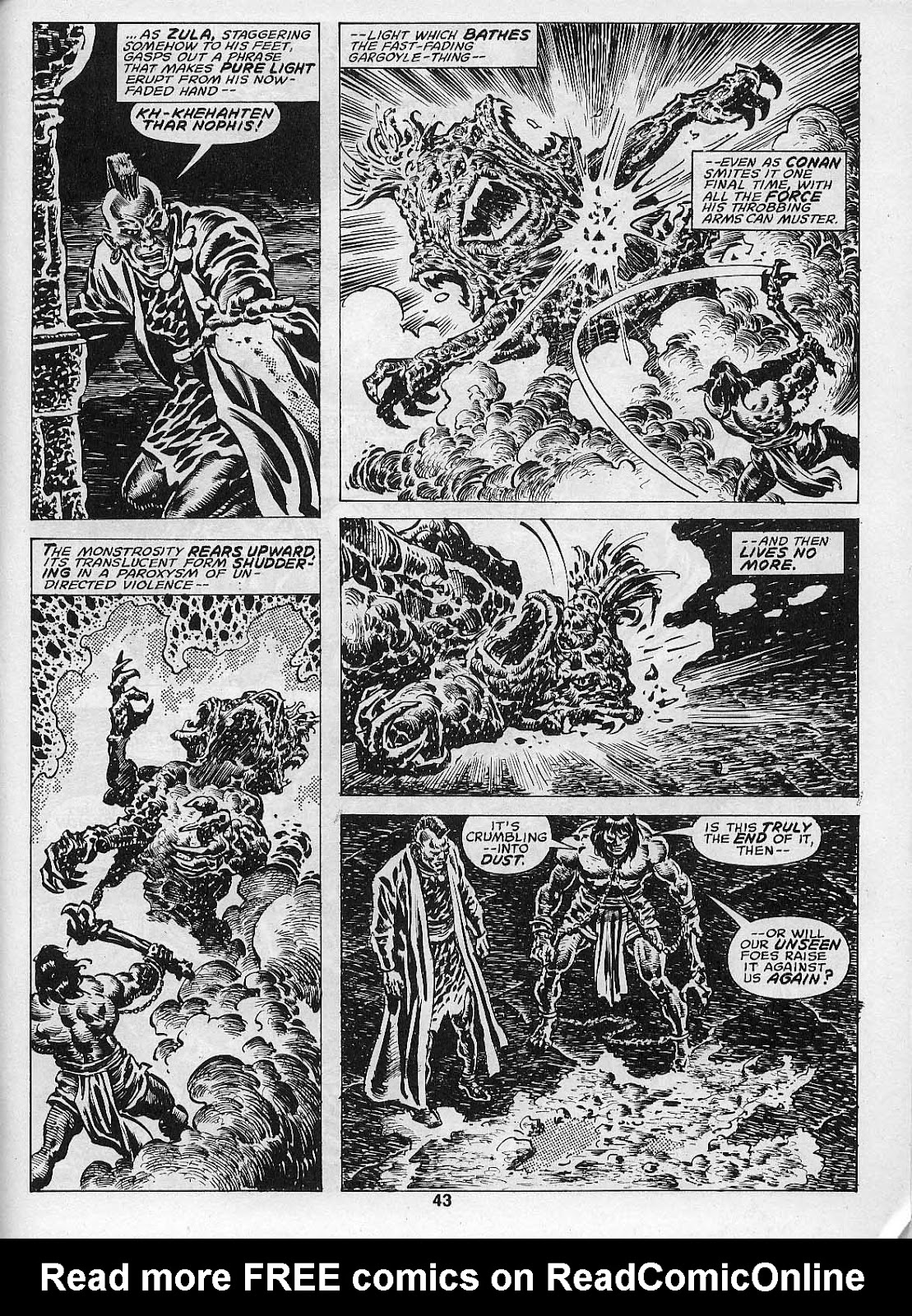 The Savage Sword Of Conan issue 205 - Page 45
