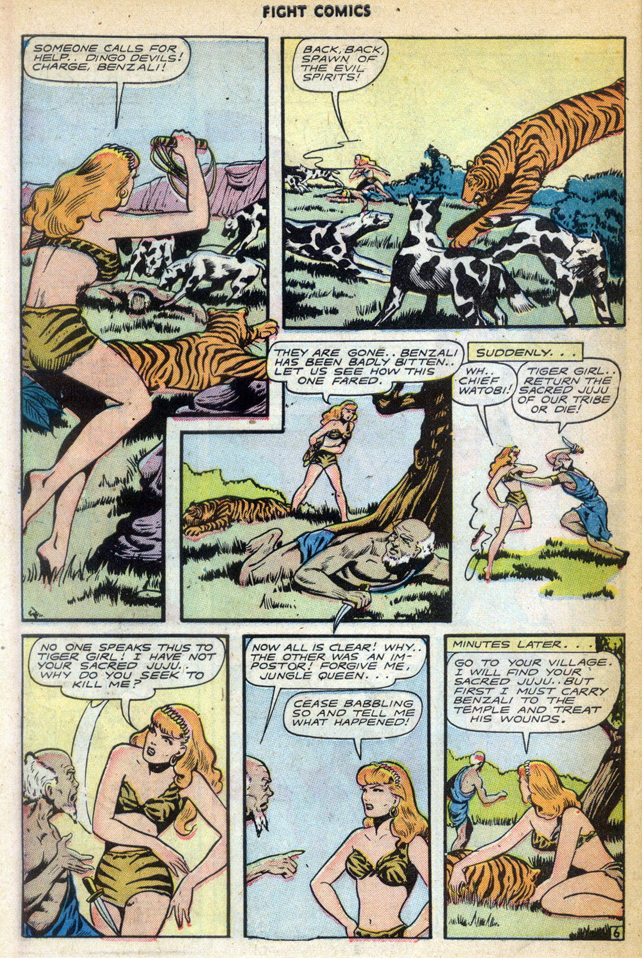 Read online Fight Comics comic -  Issue #43 - 46