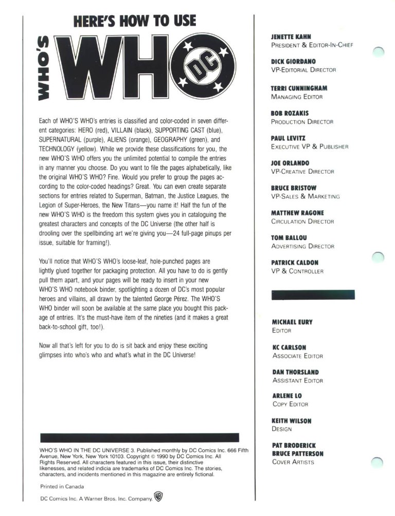 Read online Who's Who in the DC Universe comic -  Issue #3 - 2