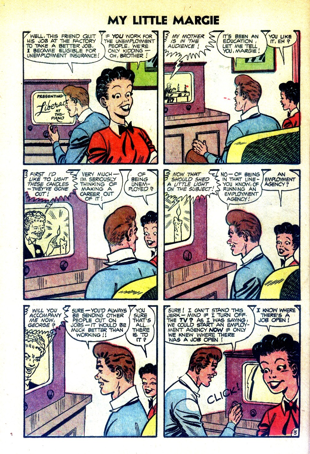 Read online My Little Margie (1954) comic -  Issue #5 - 12